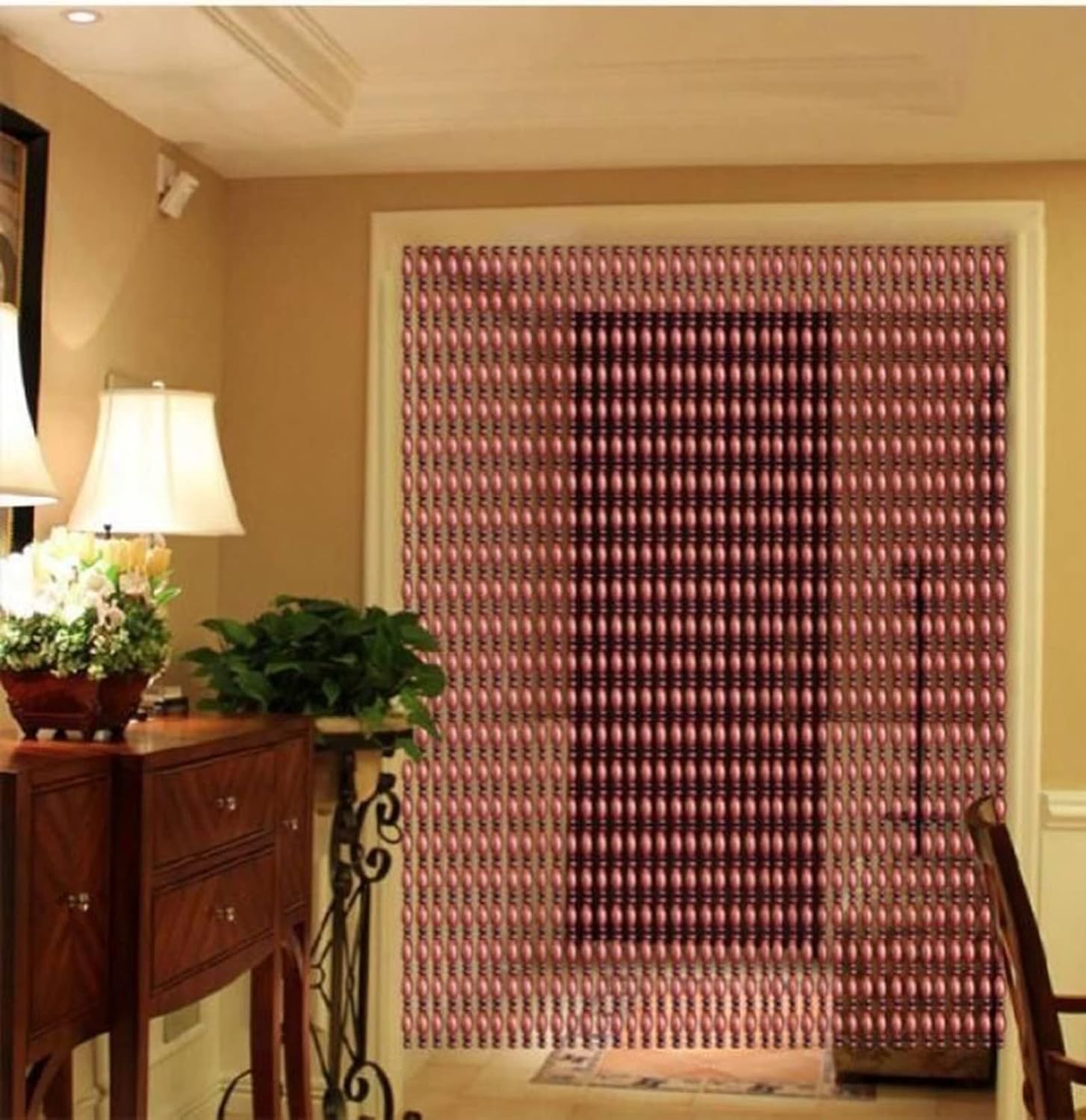 Bamboo Beaded Door Curtain for Home Dcor 1
