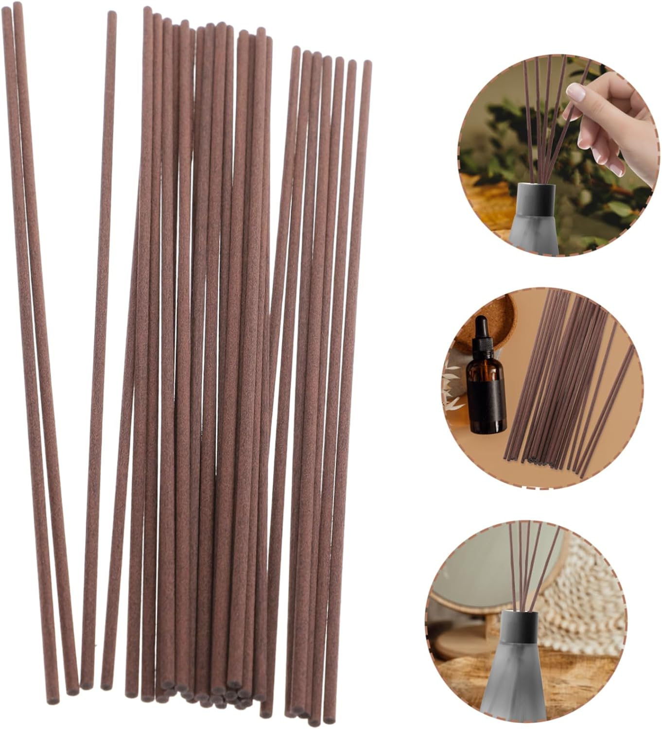 Cabilock 30pcs Aromatherapy Diffuser Sticks with Essential Oils