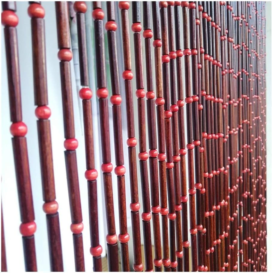 Beaded Curtain Natural Bamboo Decor Panel
