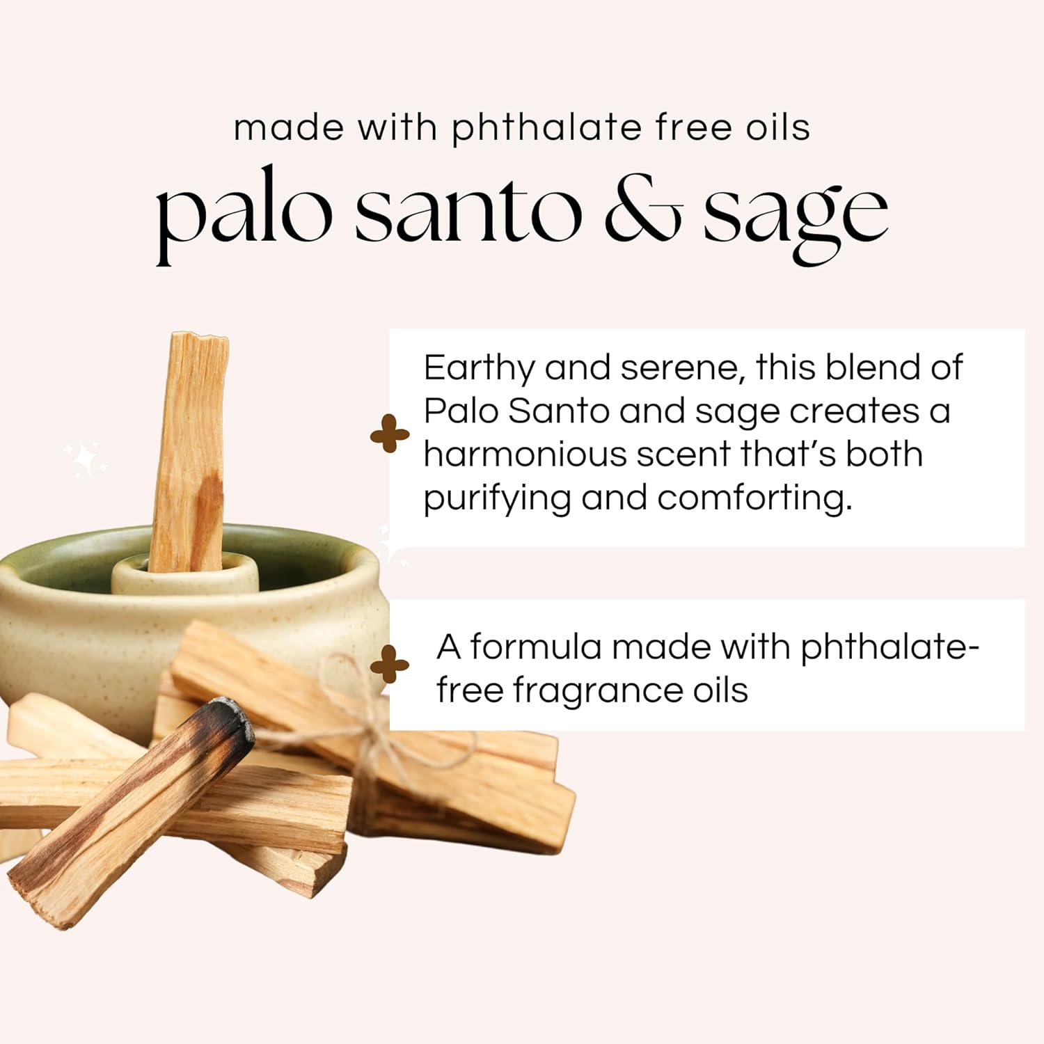 Hily Candles Palo Santo Sage Car Diffuser 2 Pack
