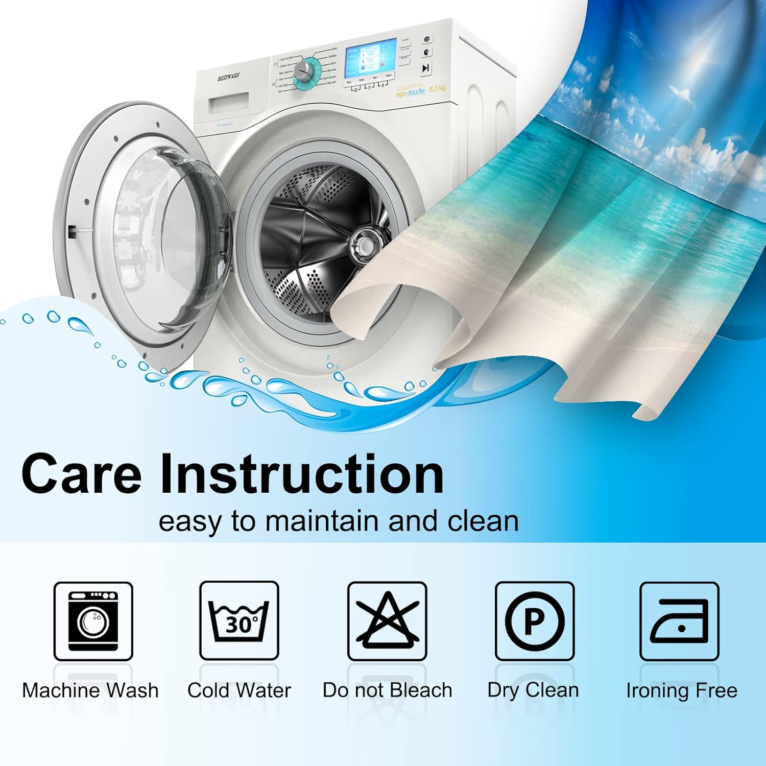 Jekeno Vintage Bookshelf Curtains 2 Panel Set 42x54