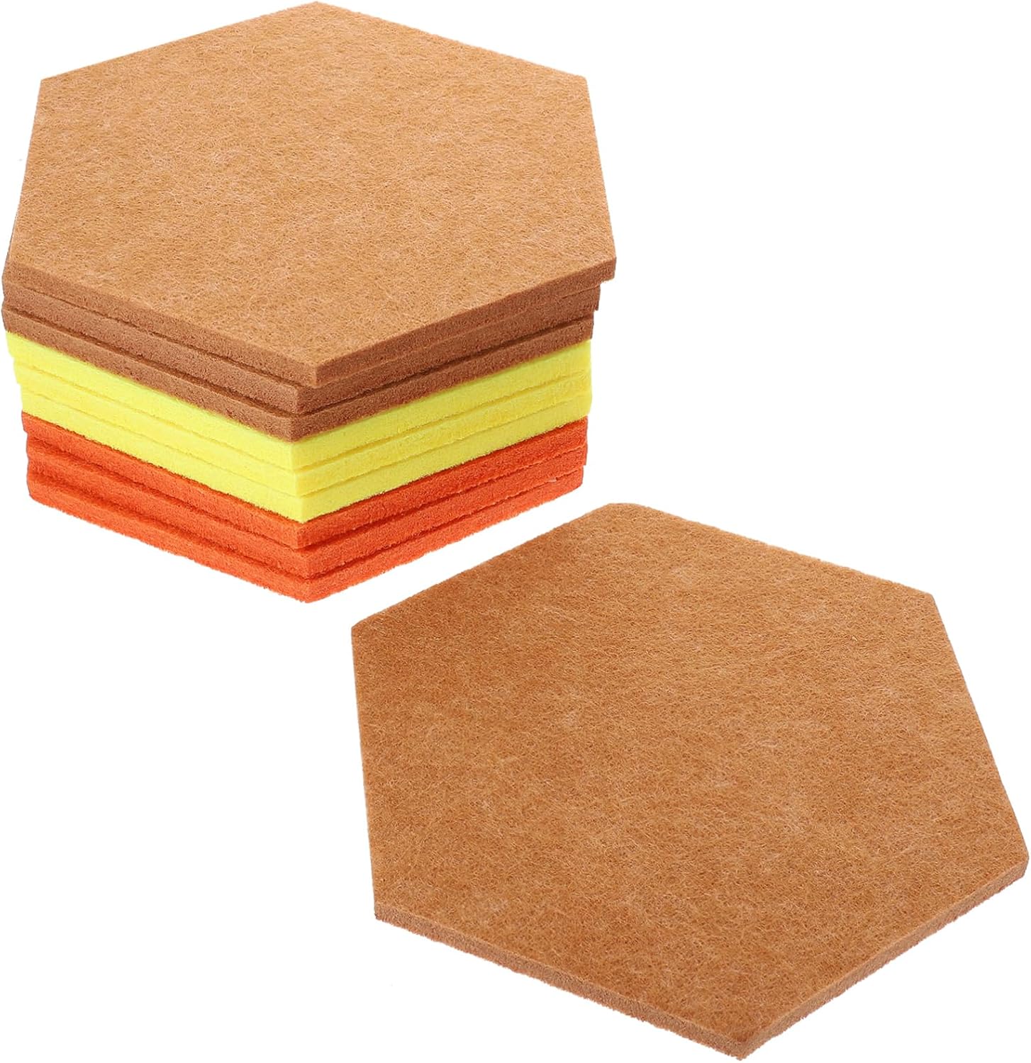 Hexagon Felt Bulletin Board Set for Home Office