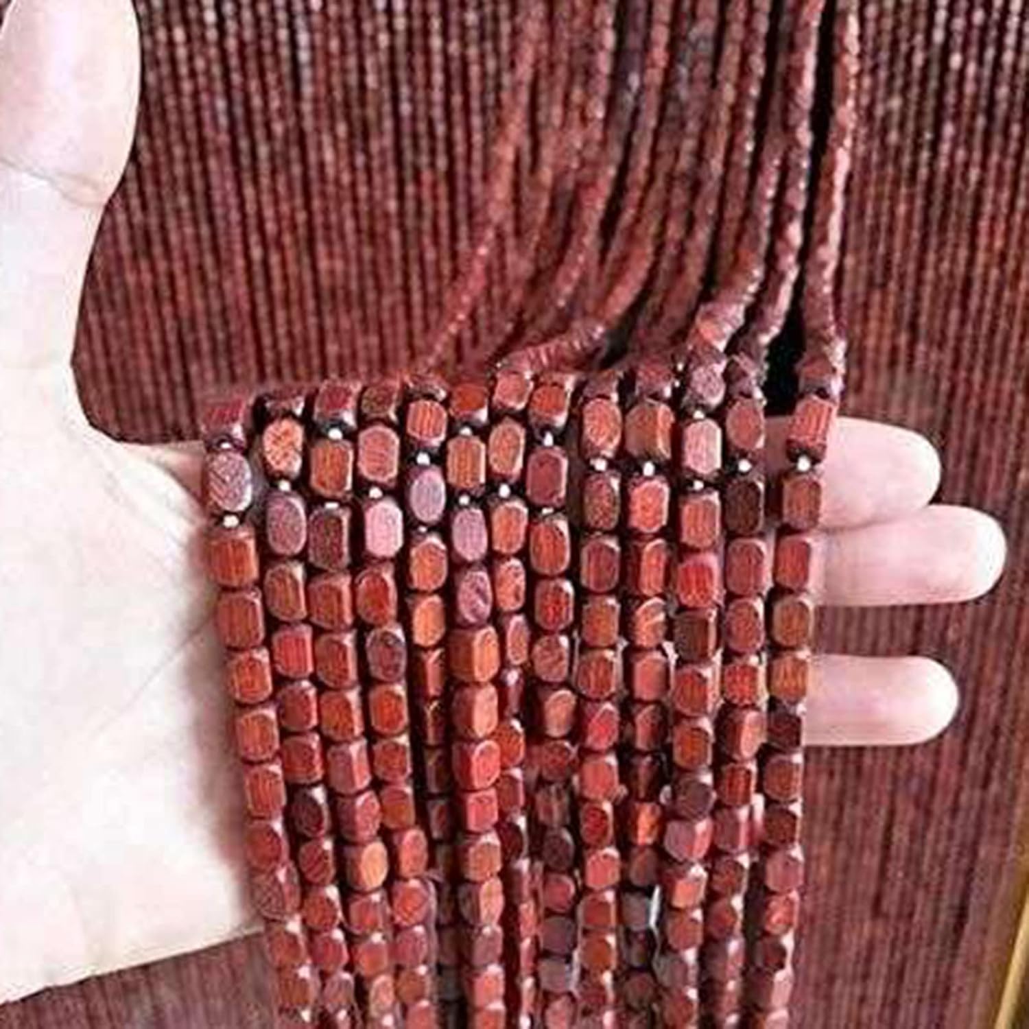 Handmade Bamboo Bead Door Curtain for Privacy
