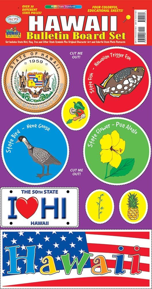 Gallopade Publishing Group Hawaii Bulletin Board Set