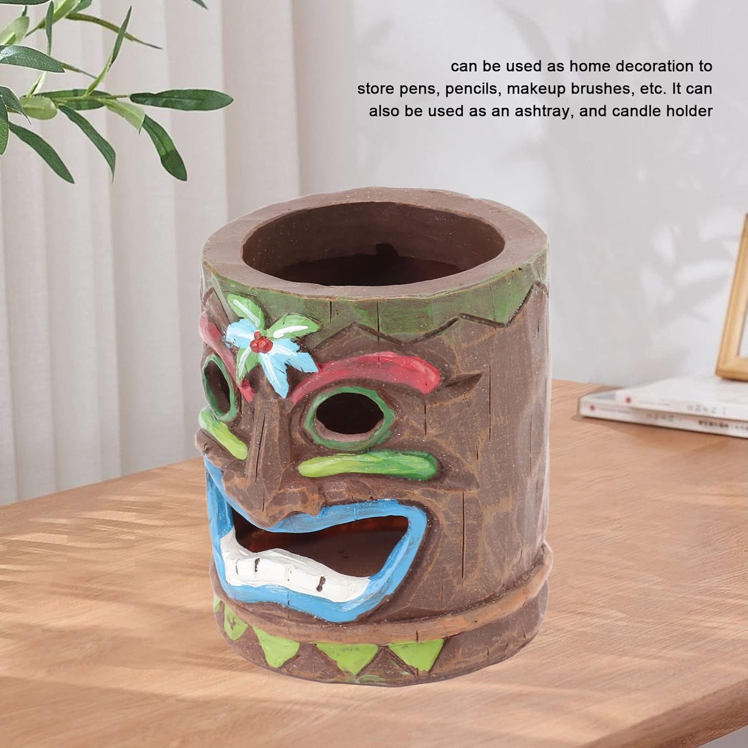 Grimace Ashtray Candle Holder with Simulated Face