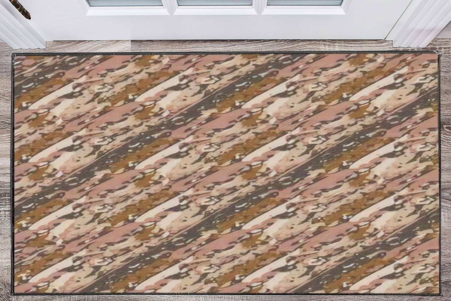 Modern 3D Area Rug Faux Cotton Non-Slip Extra Large Size