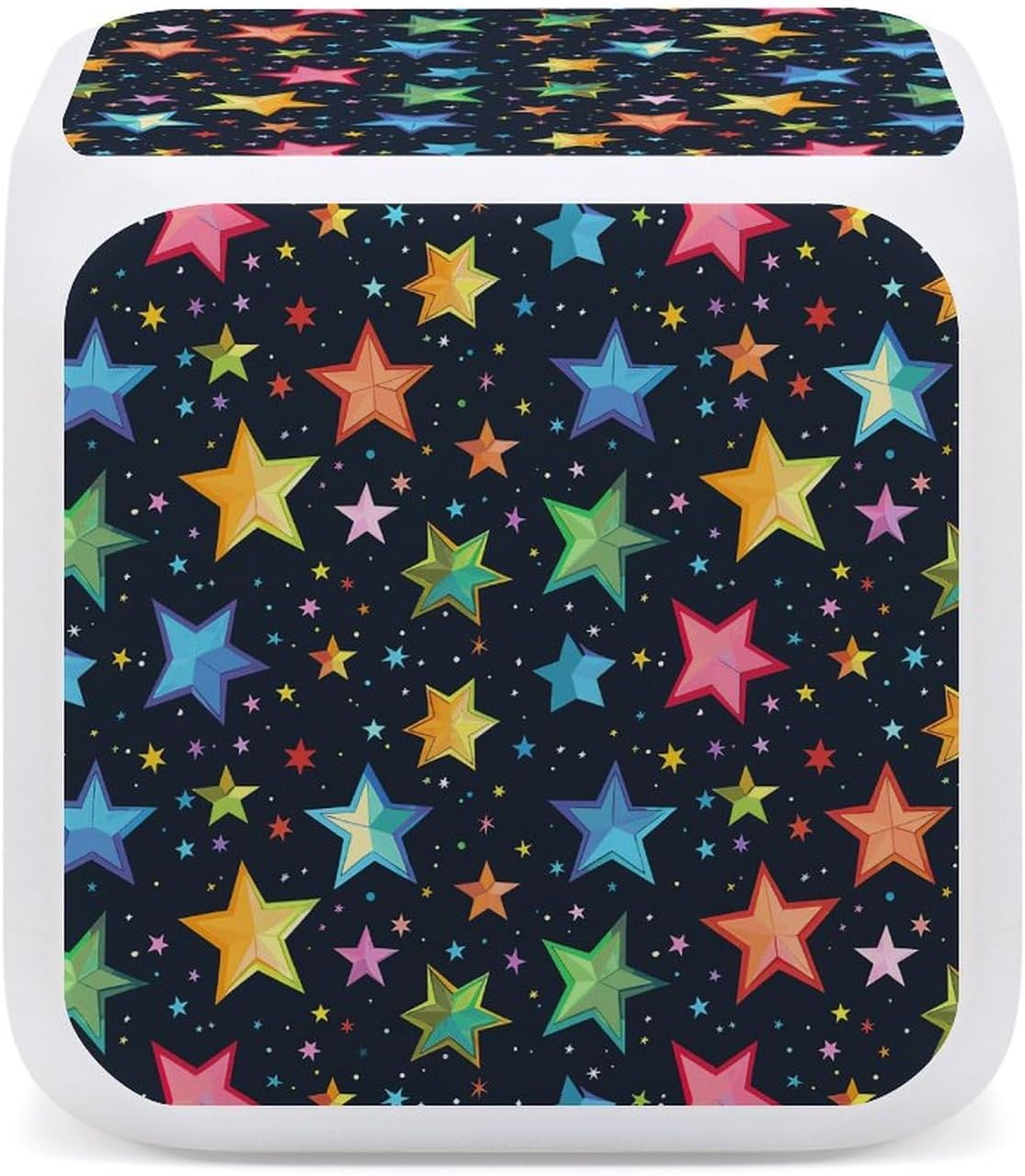 Colorful Stars LED Alarm Clock with Night Light