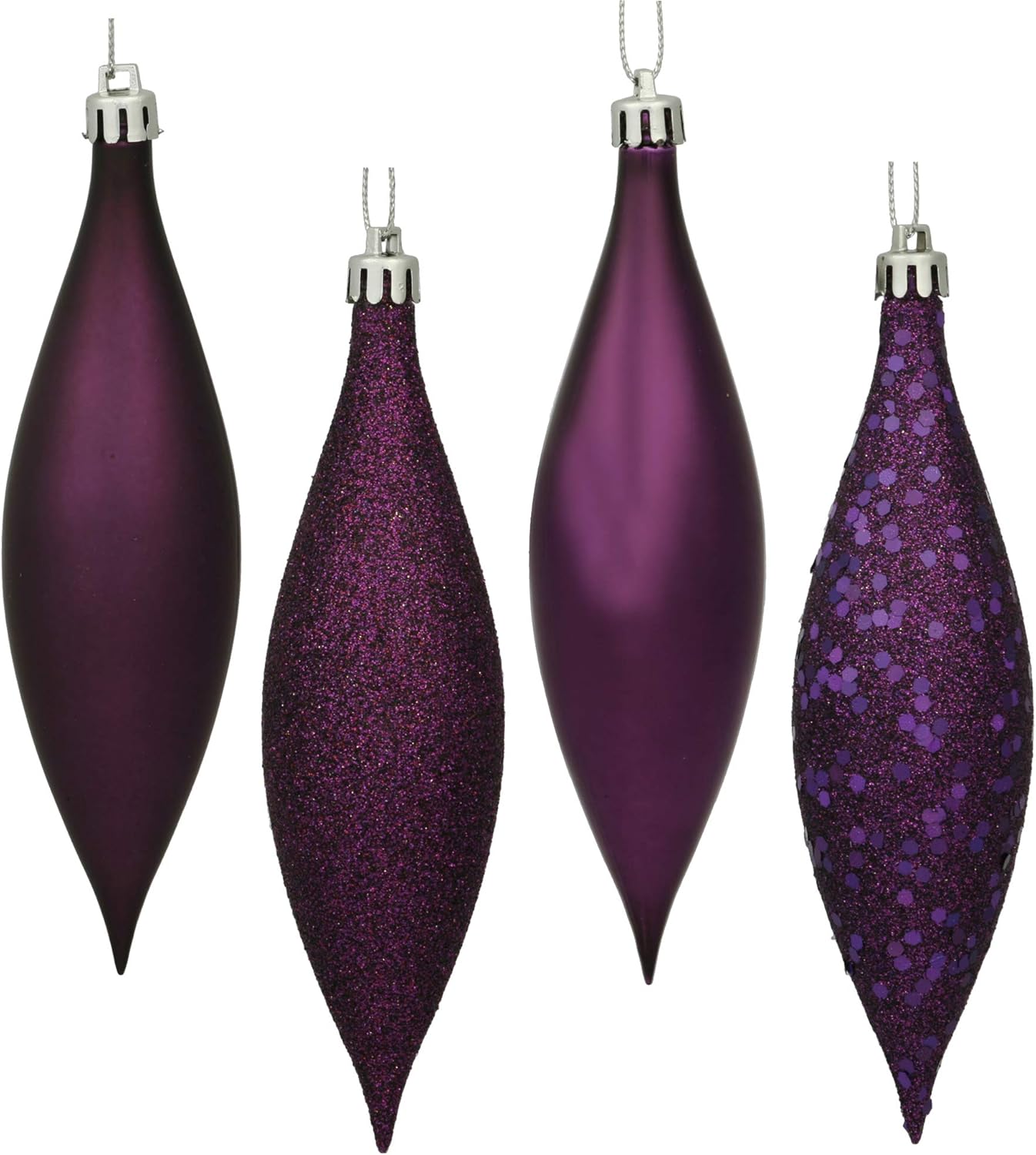 Vickerman N500126 Finial 4 Finish 55 Inch Plum