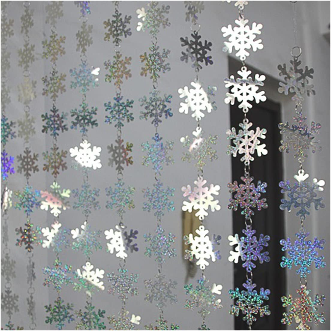 QueenBox 5Pcs 394in Butterfly Sequin Curtain