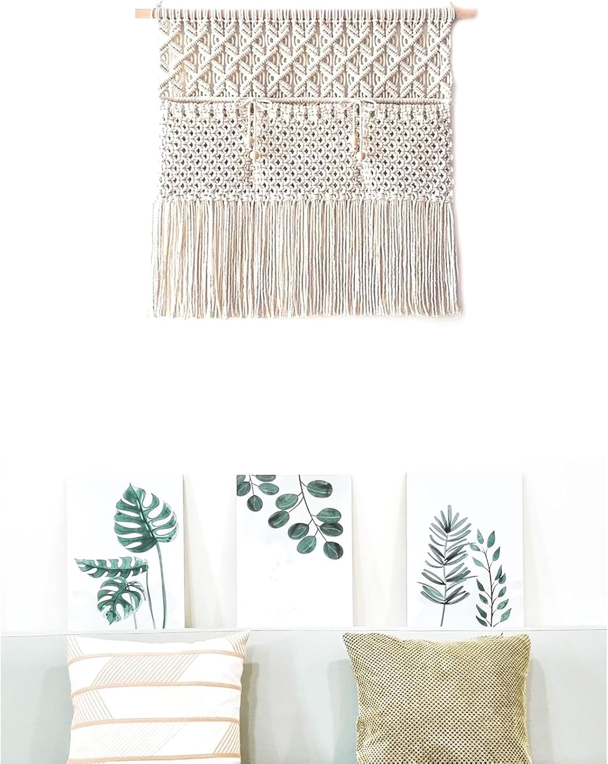 Macrame Curtains Cotton Macrame Wedding Backdrop Doorway Drapes