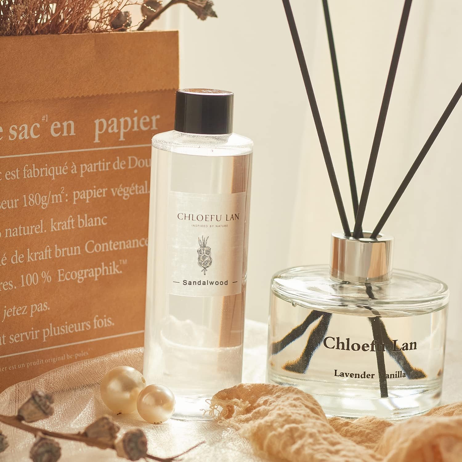 Chloefu LAN Sandalwood Scented Diffuser Oil 200ml