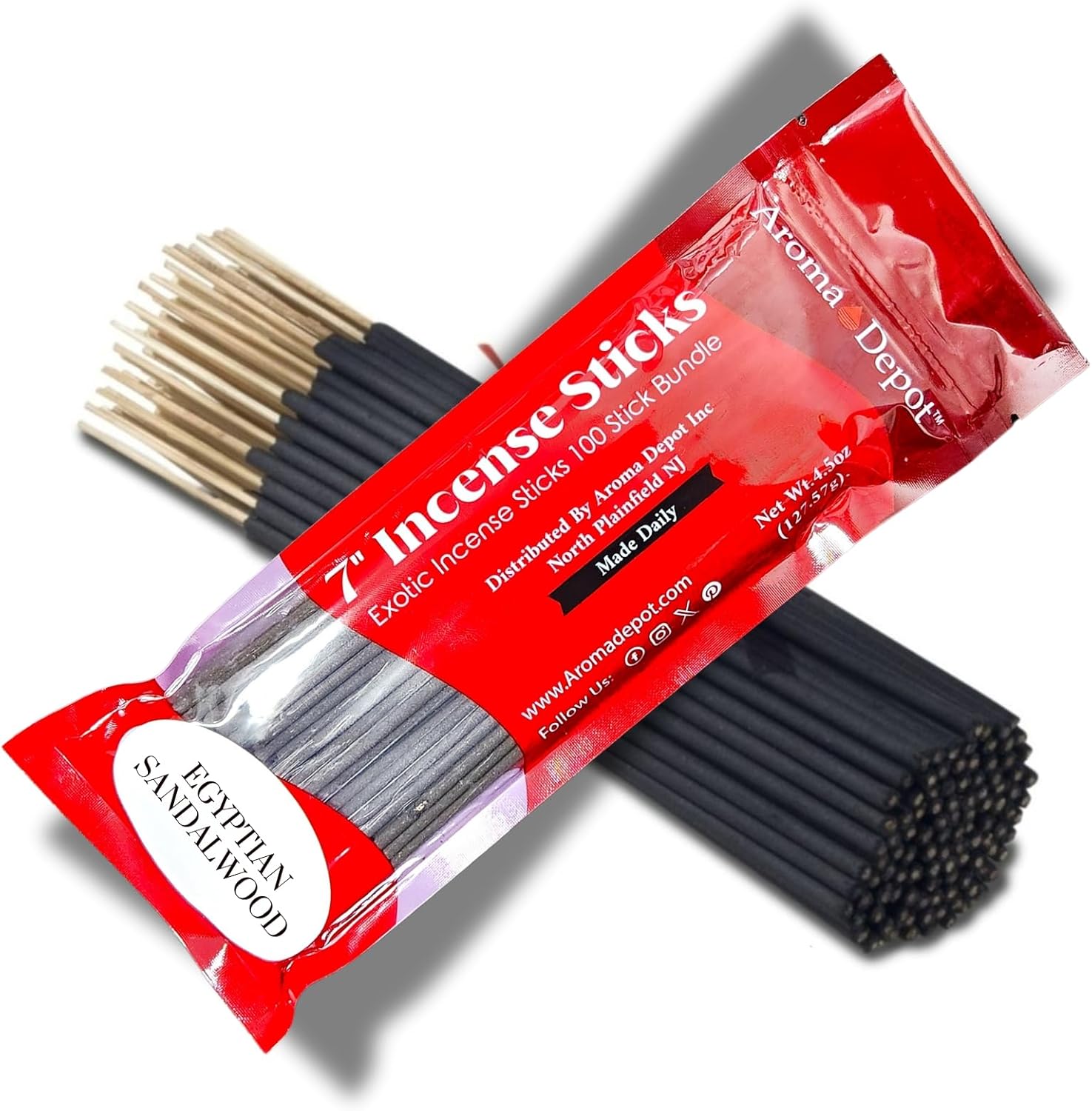 Egyptian Sandalwood Charcoal Incense Sticks - 85-100 Per Bundle