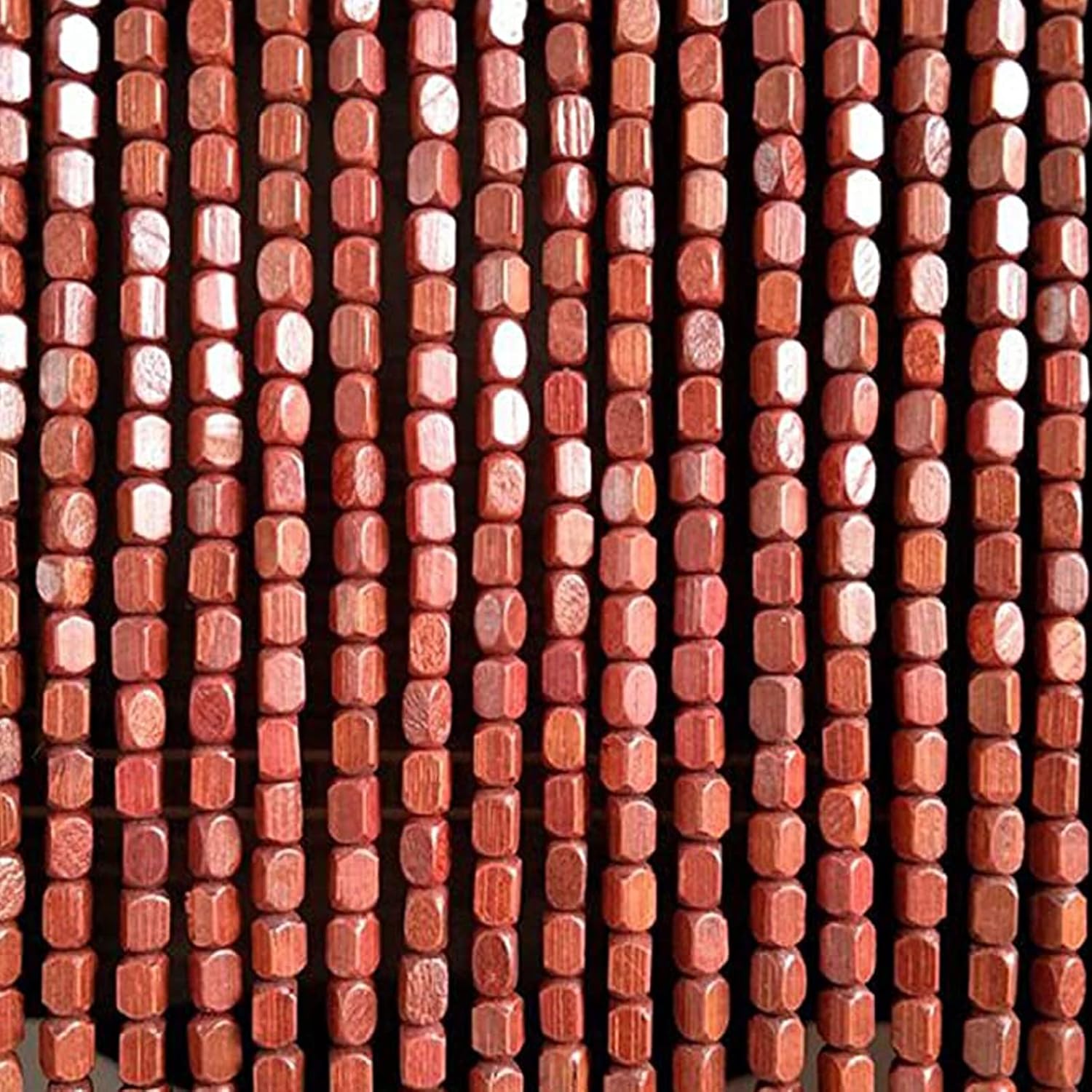 Natural Bamboo Beaded Curtain for Doorways and Decor