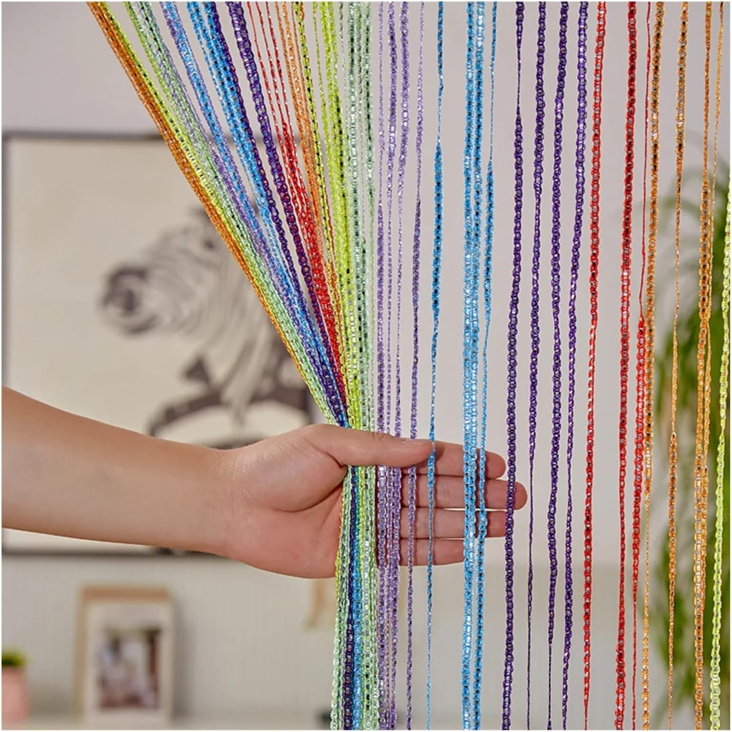 String Curtains Door Curtain Wall Panel Decor