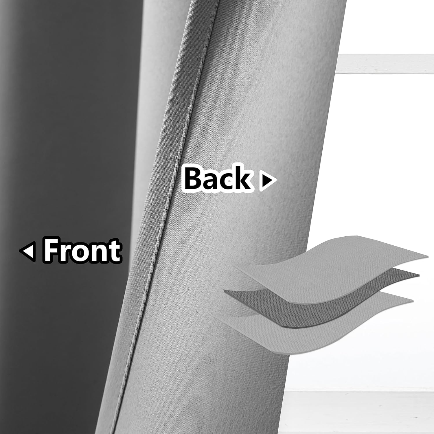 AOSKY Door Curtains for Privacy and Light Blocking