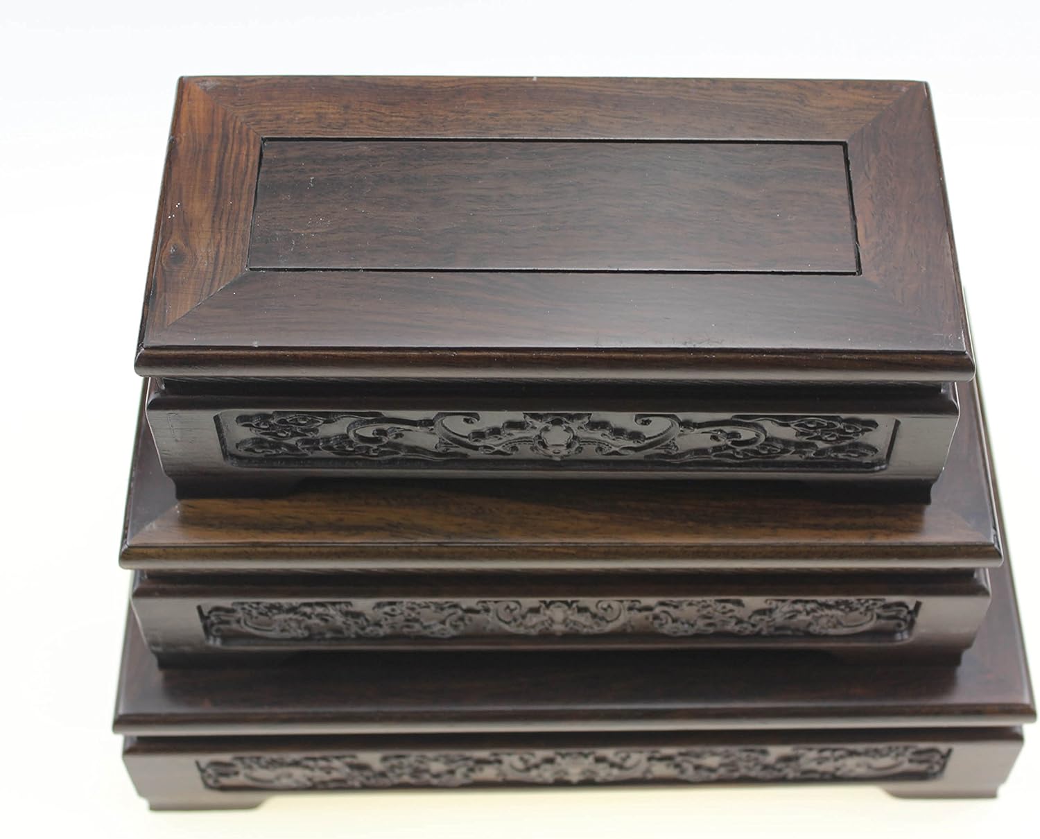Chinese Rosewood Solid Mahagony Display Stand Pedestal