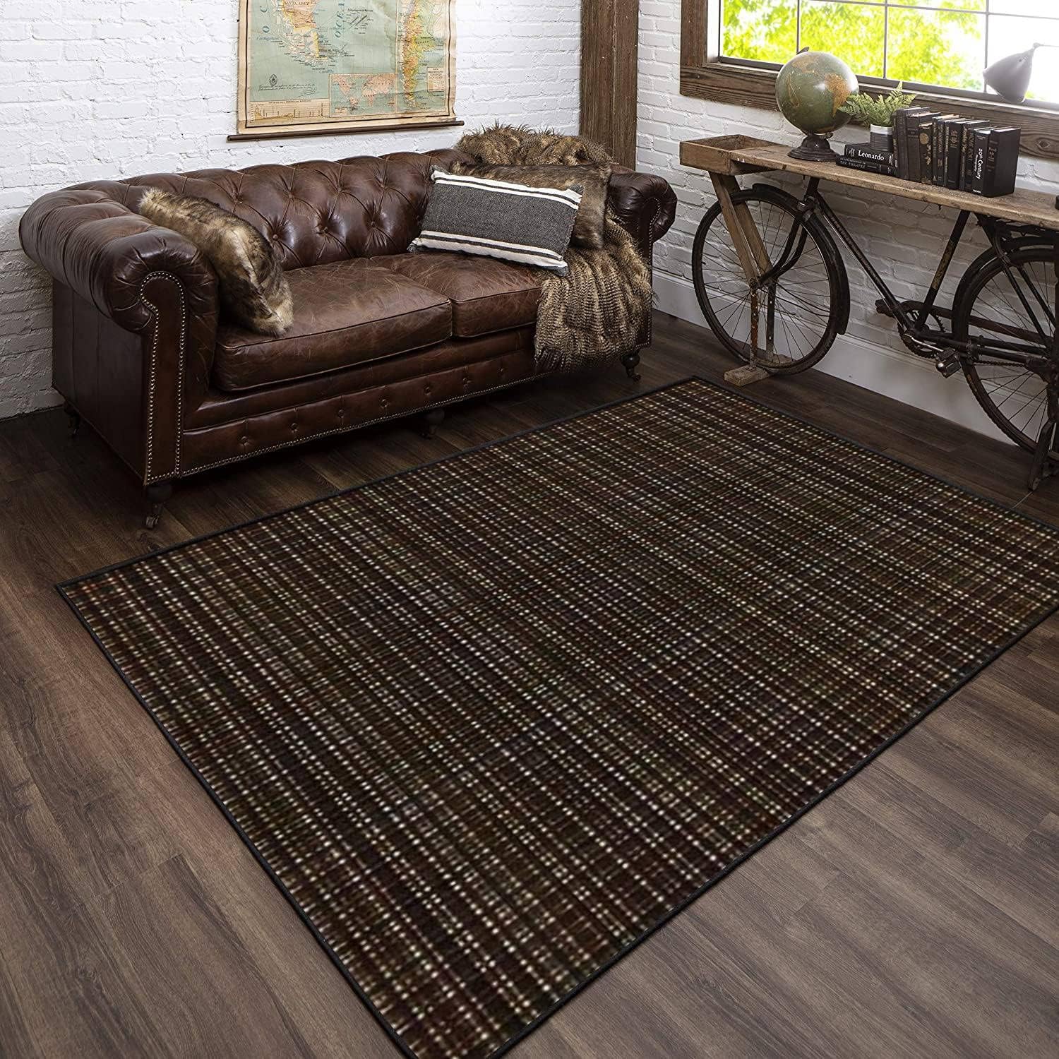Modern 3D Design Area Rug with Non-Slip Surface