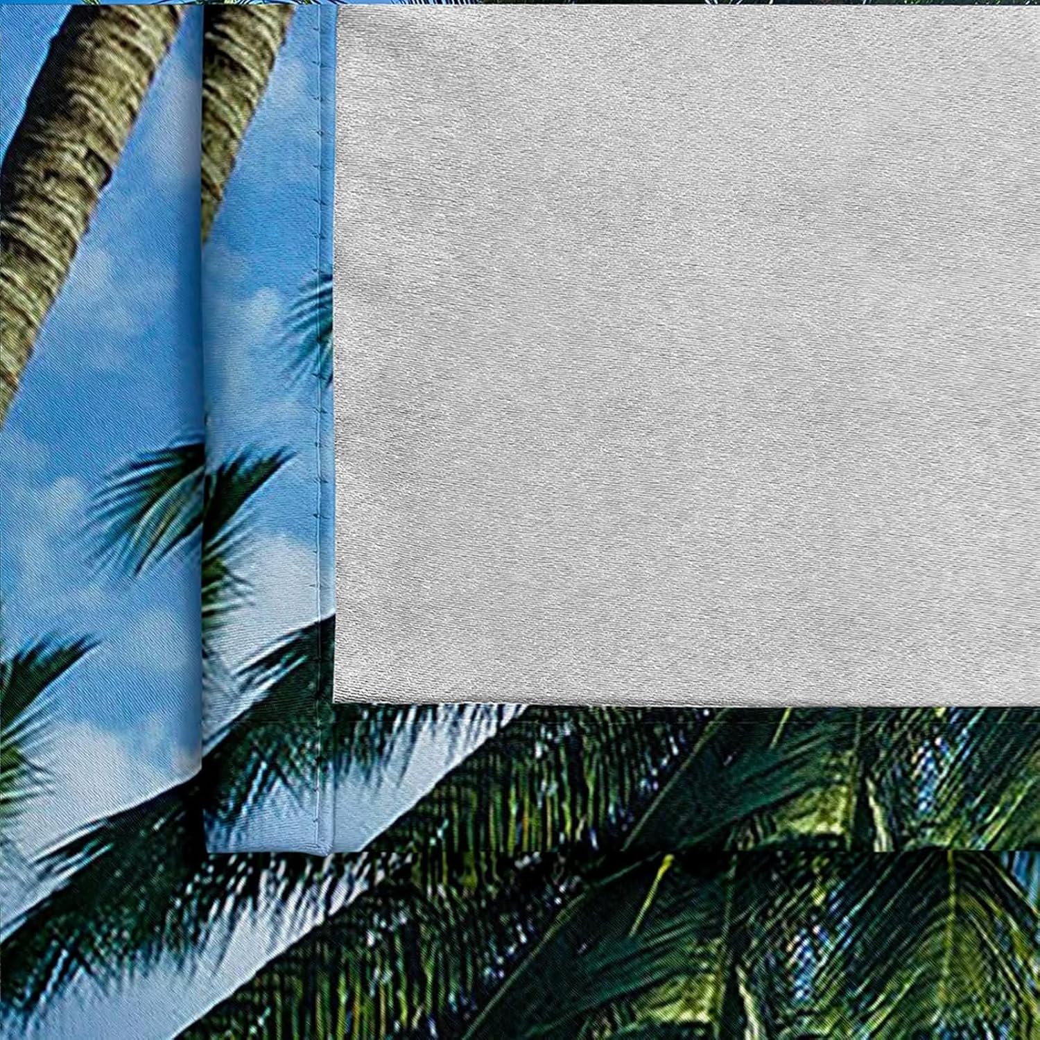 Homxi 2 Panel Blackout Curtains Set for Bedroom