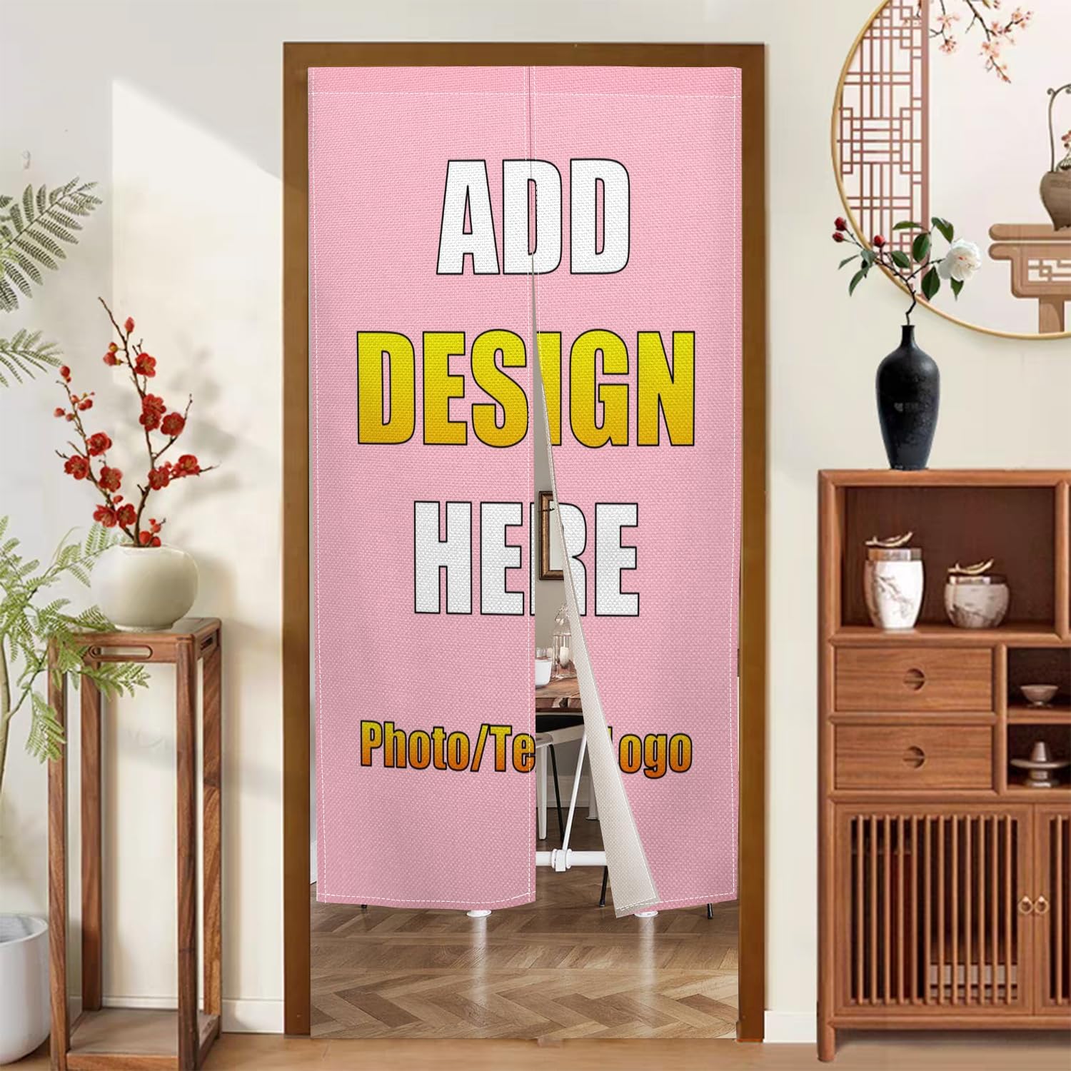 XMJJKUF Custom Noren Curtain for Doorway Decor