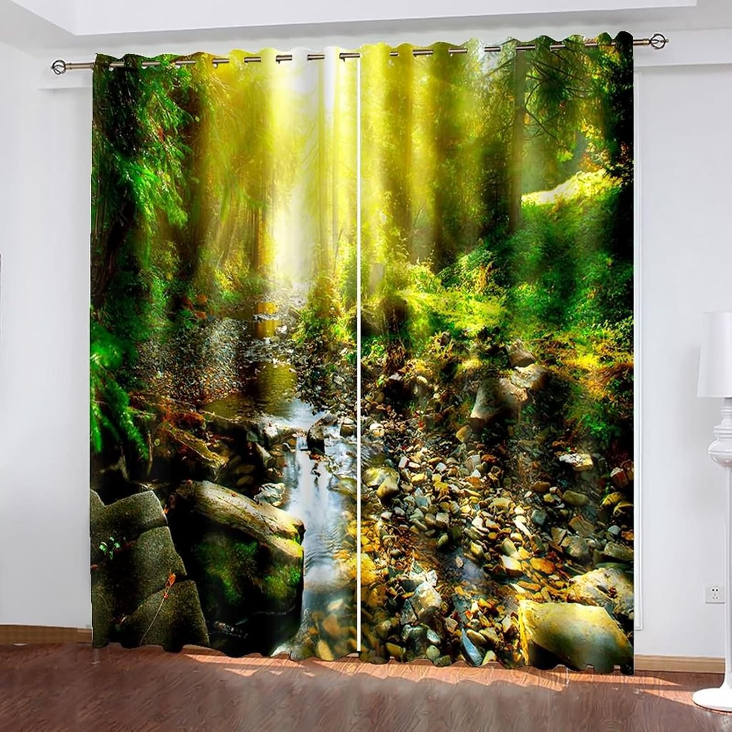 Homxi Double Panel Blackout Curtains Set