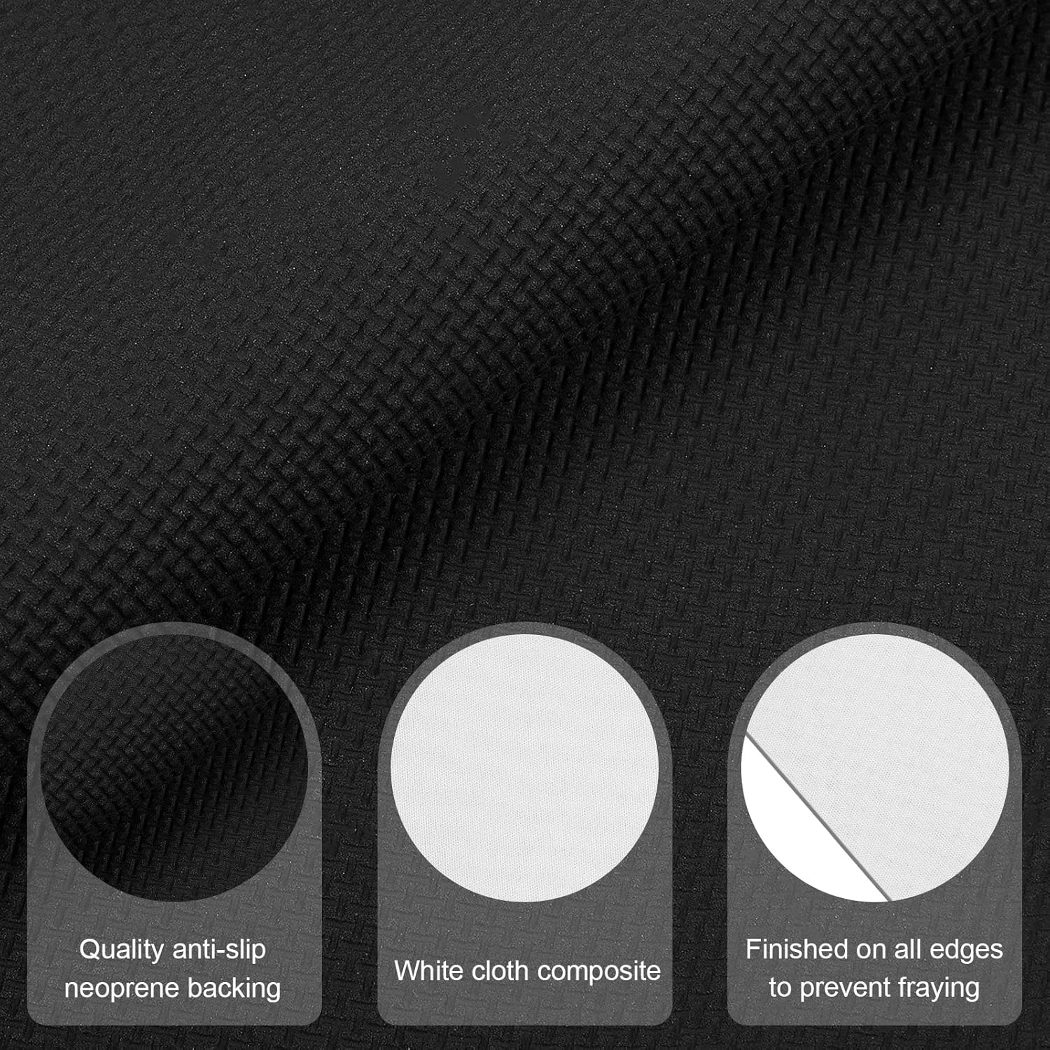 Boao 20x23 Ft Neoprene Carpet Runner Reusable Non Slip Rubber Backed Floor Runner