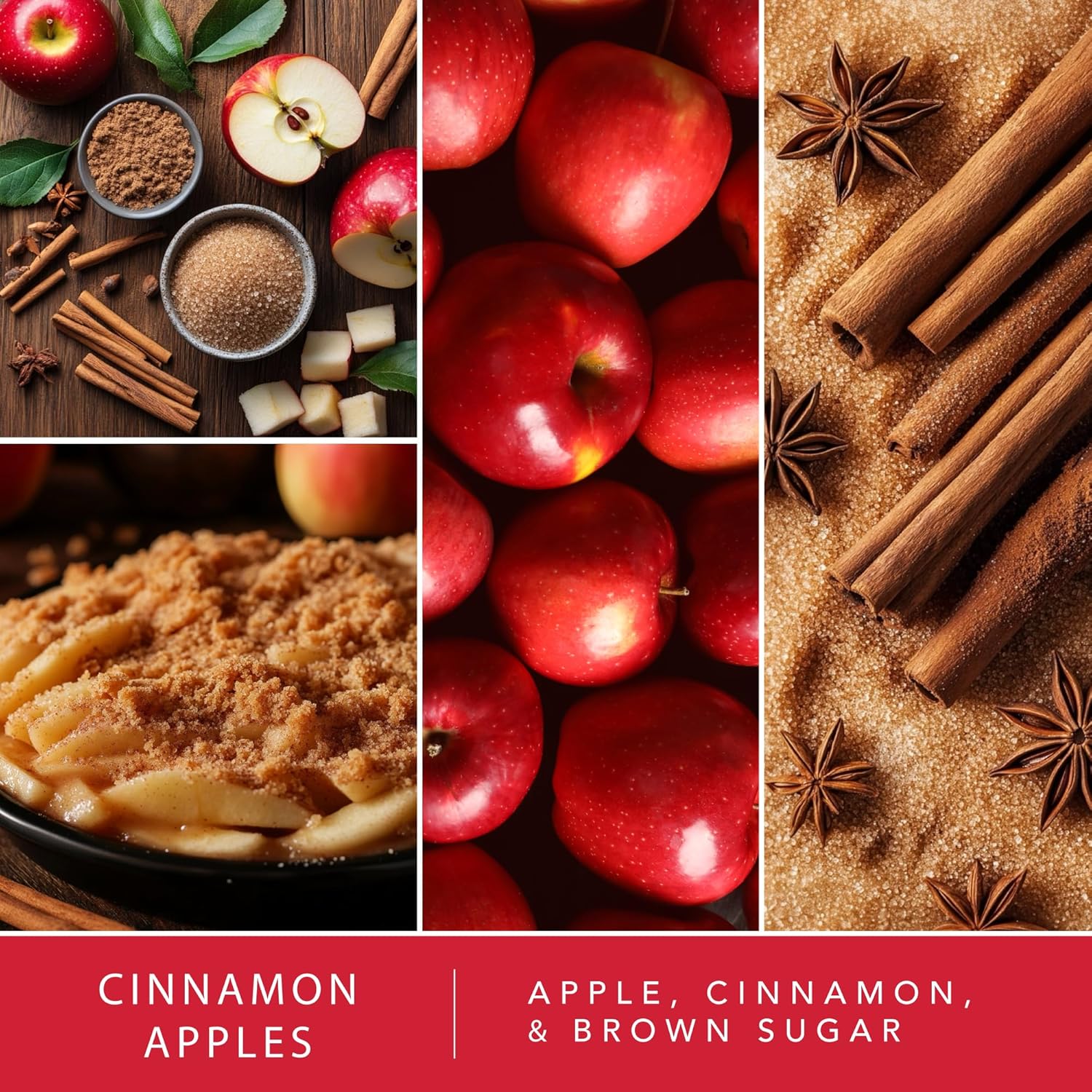 Scentsationals Wax Melts Cinnamon Apples 24-Cubes 10oz