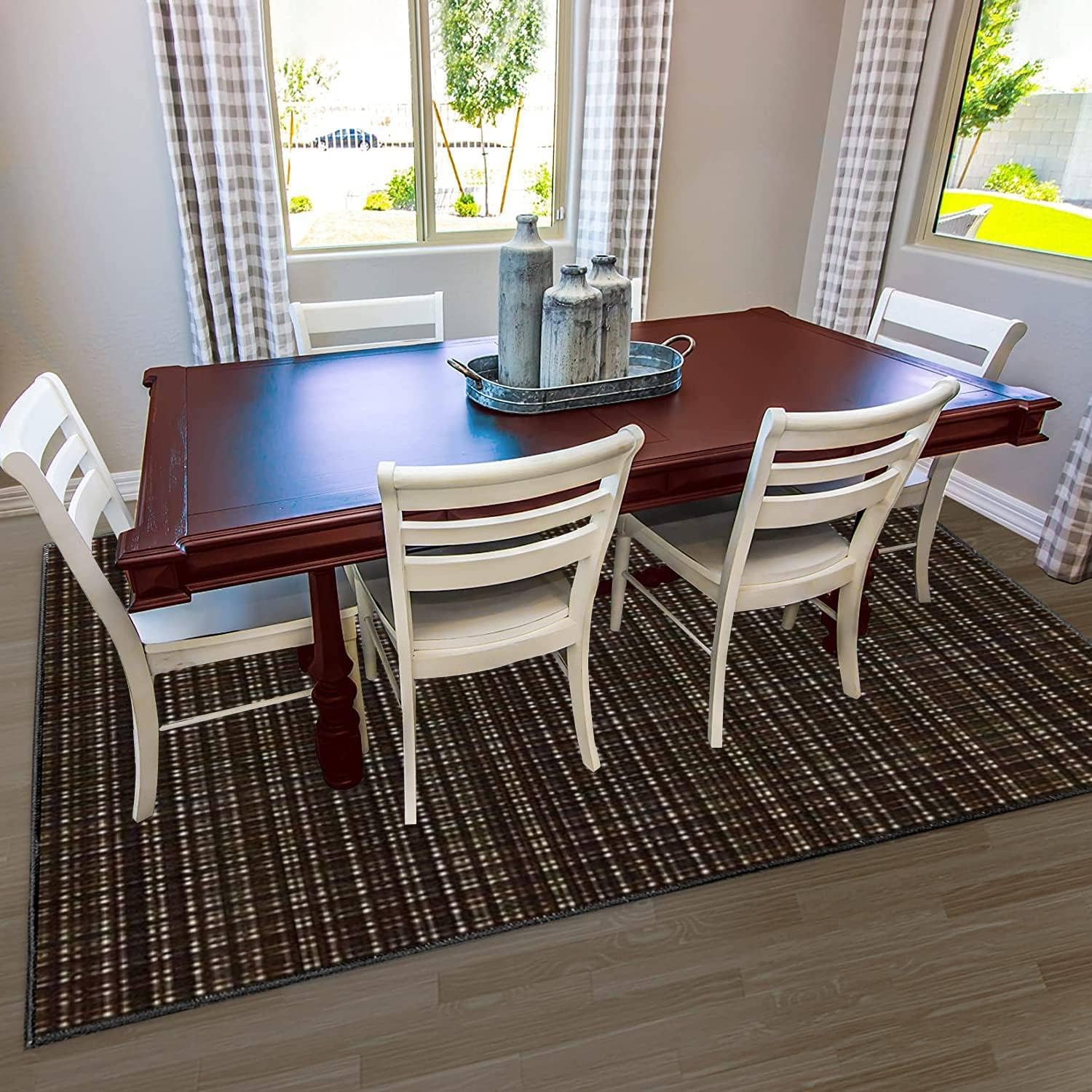 Modern 3D Design Area Rug with Non-Slip Surface