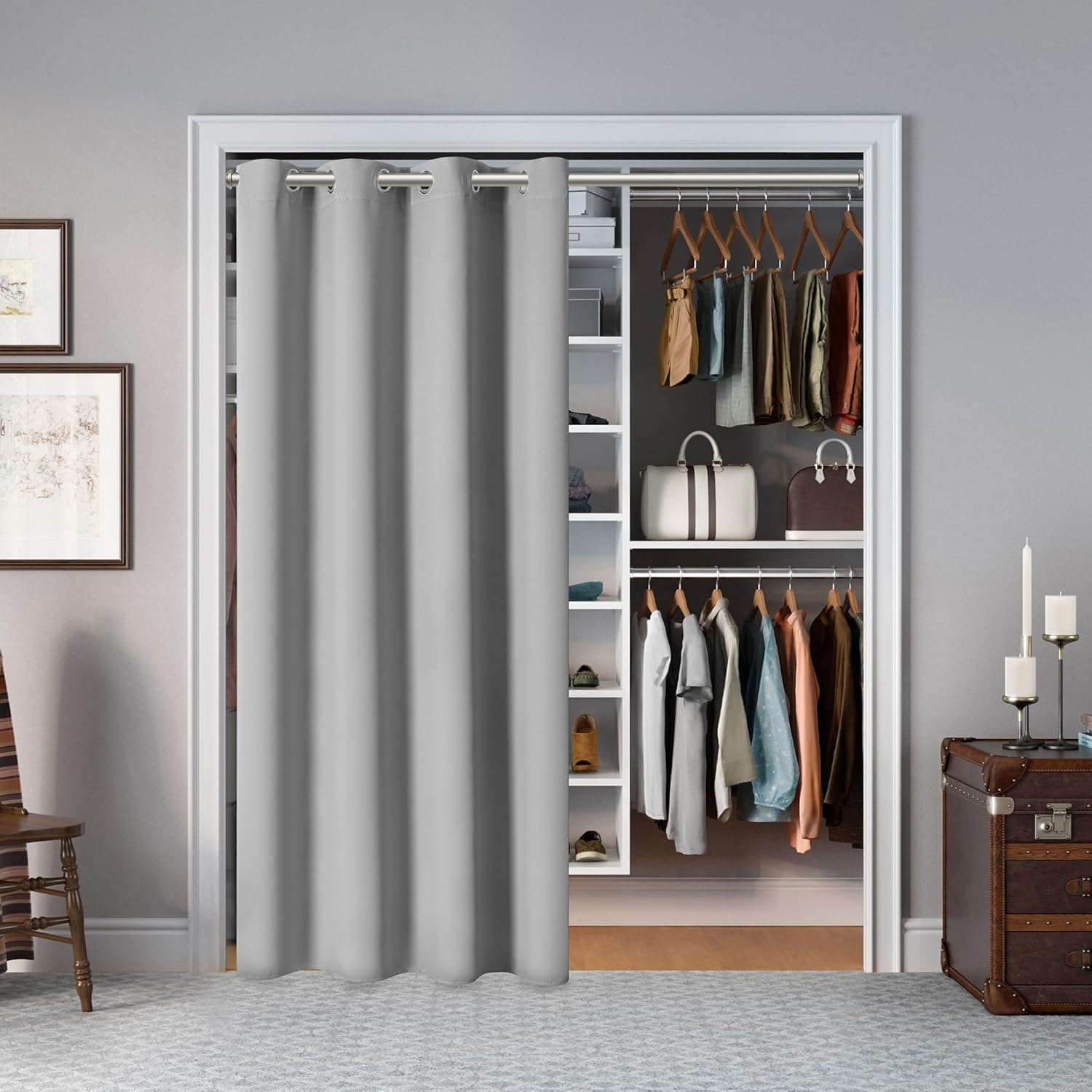 AOSKY Door Curtains for Privacy and Light Blocking