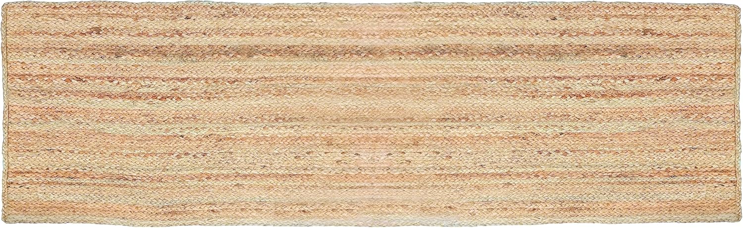 Ramanta Home Hand Woven Jute Braided Rug 24x72 Inch