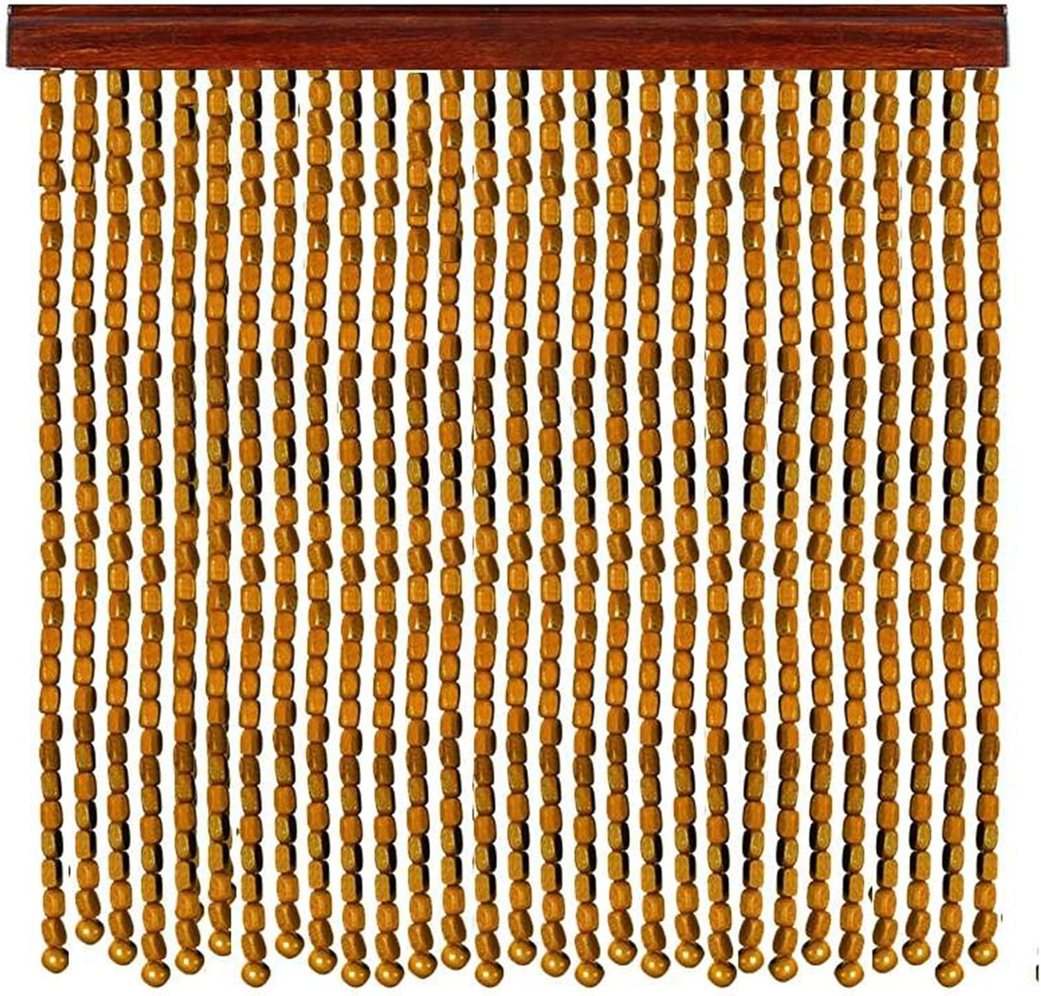 Natural Bamboo Beaded Door Curtain for Privacy