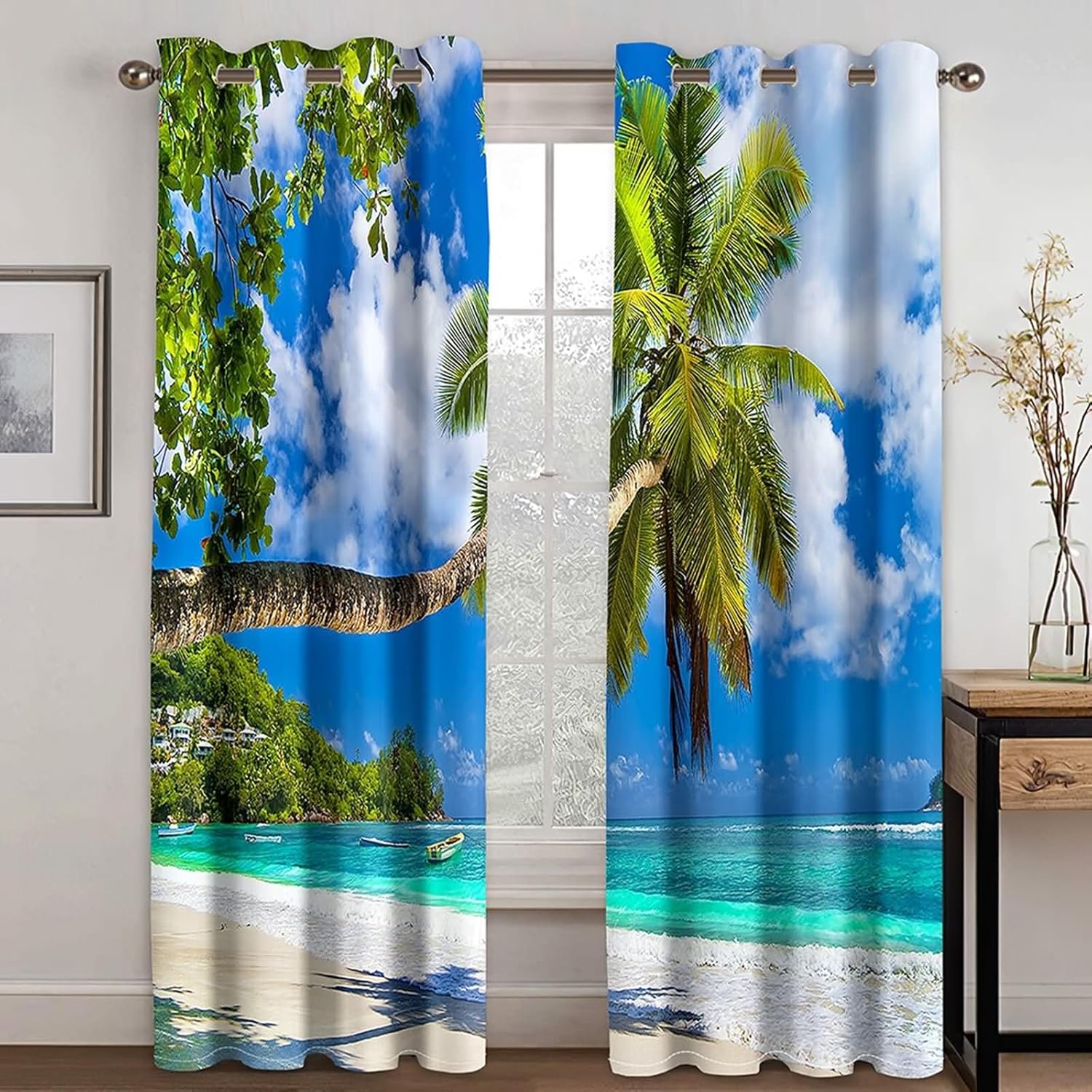 Homxi Blackout Curtains Set of 2 for Dining Room