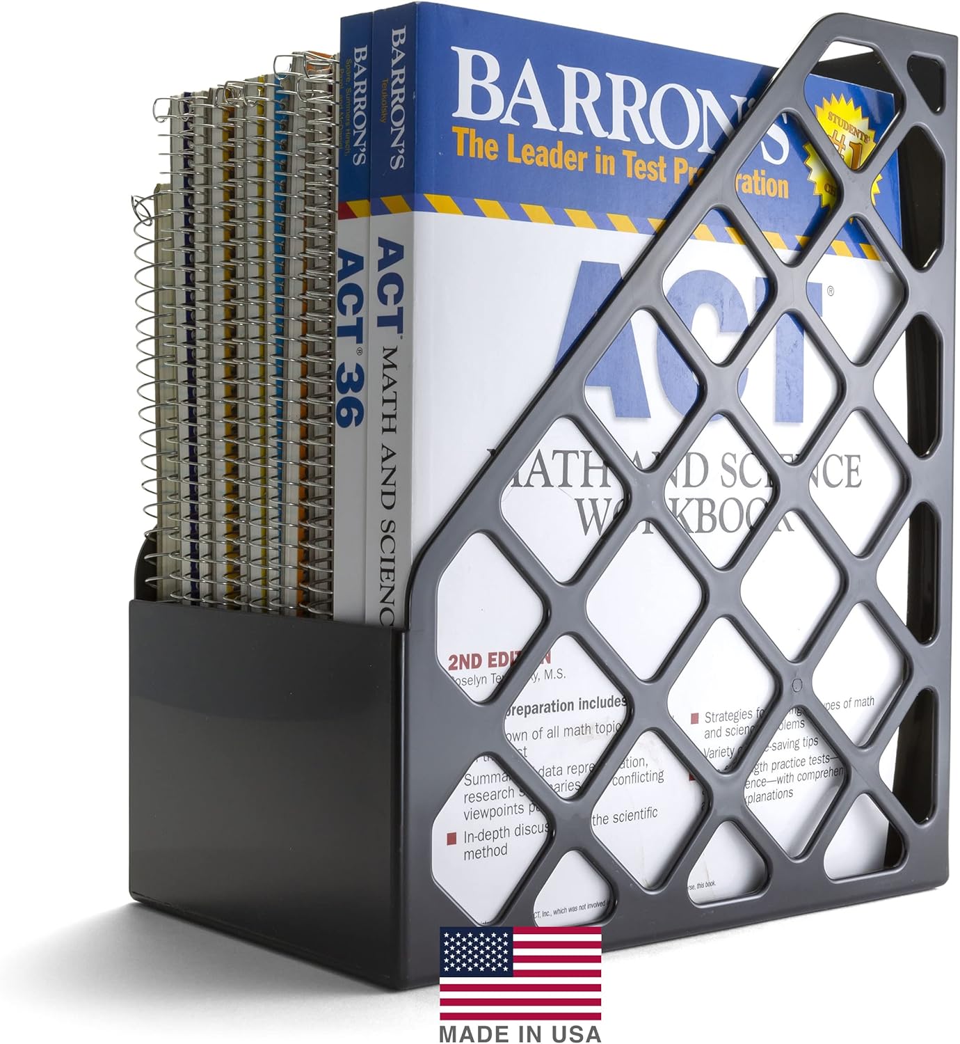 Officemate Recycled Magazine File Black 6 Pack