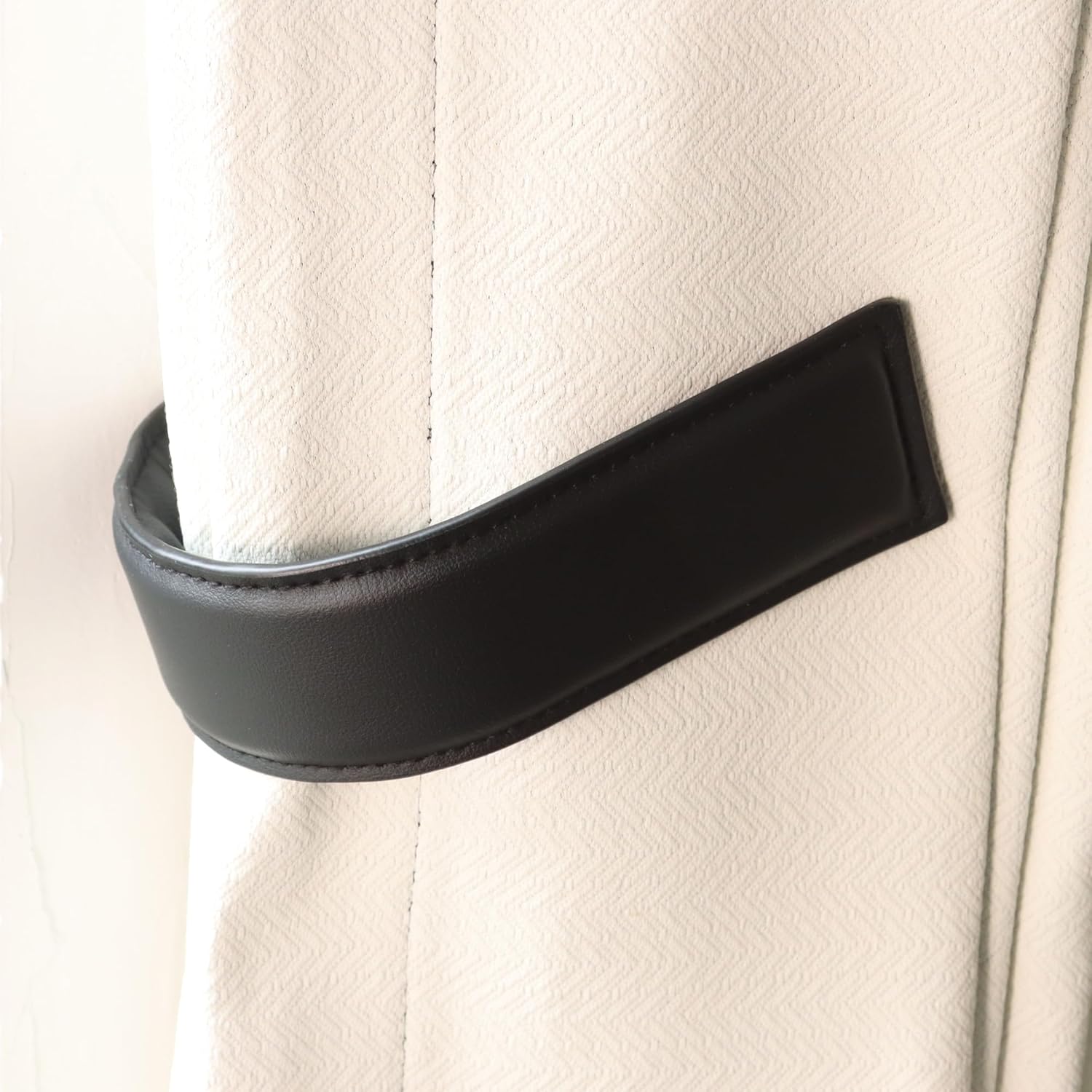 OCIOLI Modern Black Curtain Tiebacks 2 Pack