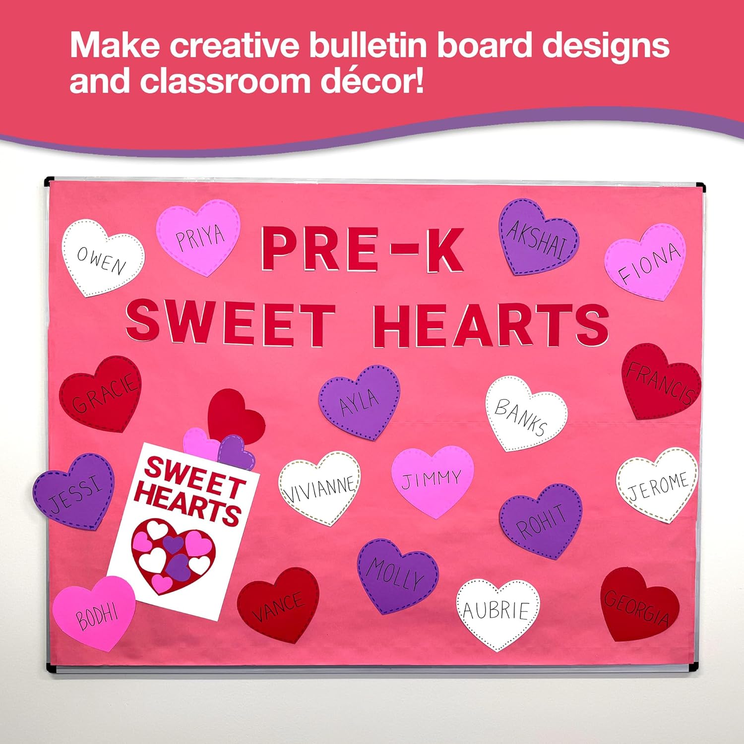 FreshCut Crafts 240 Heart Cutouts for Valentine Crafts