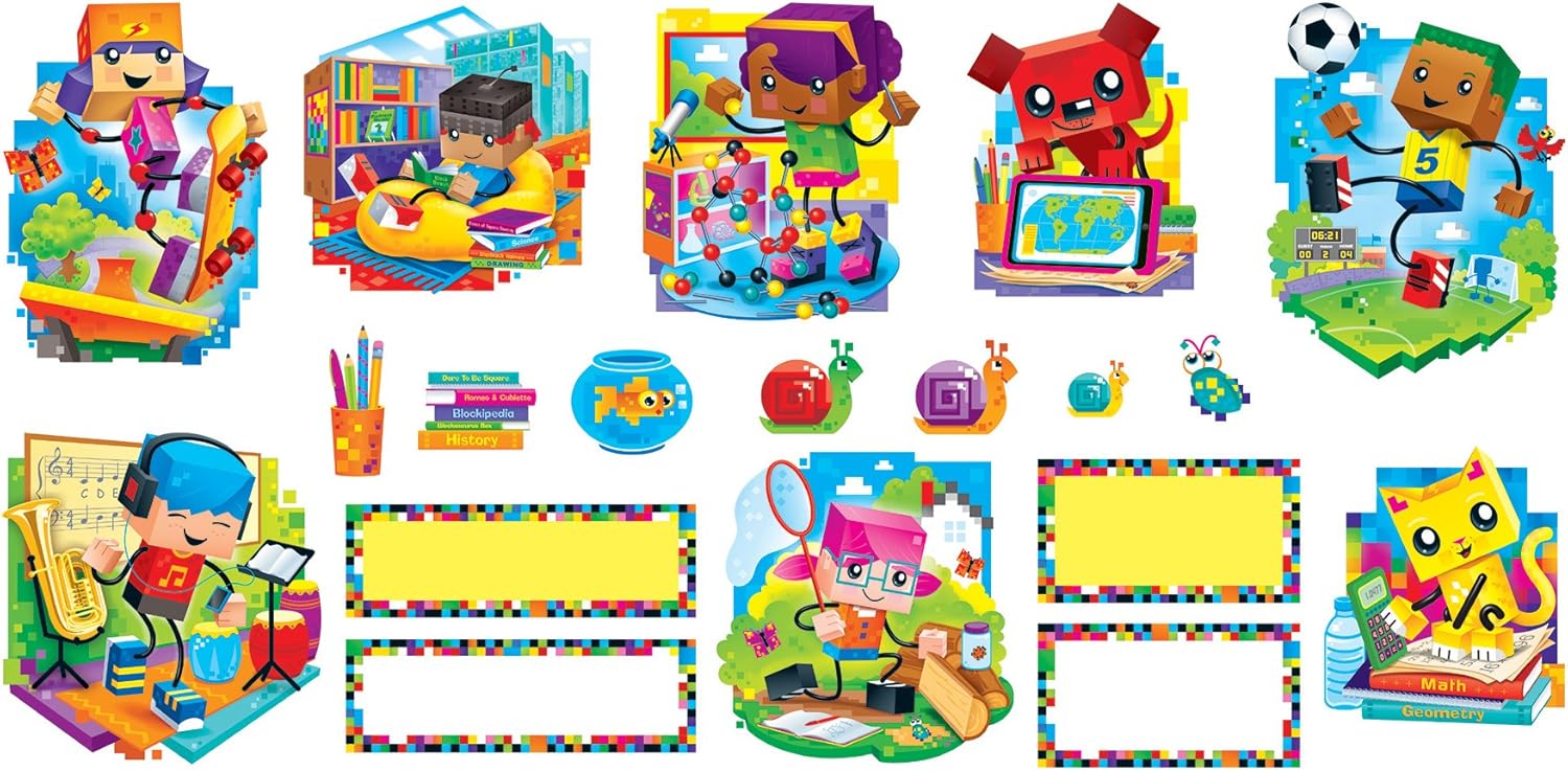 BlockStars Decorative Bulletin Board Set