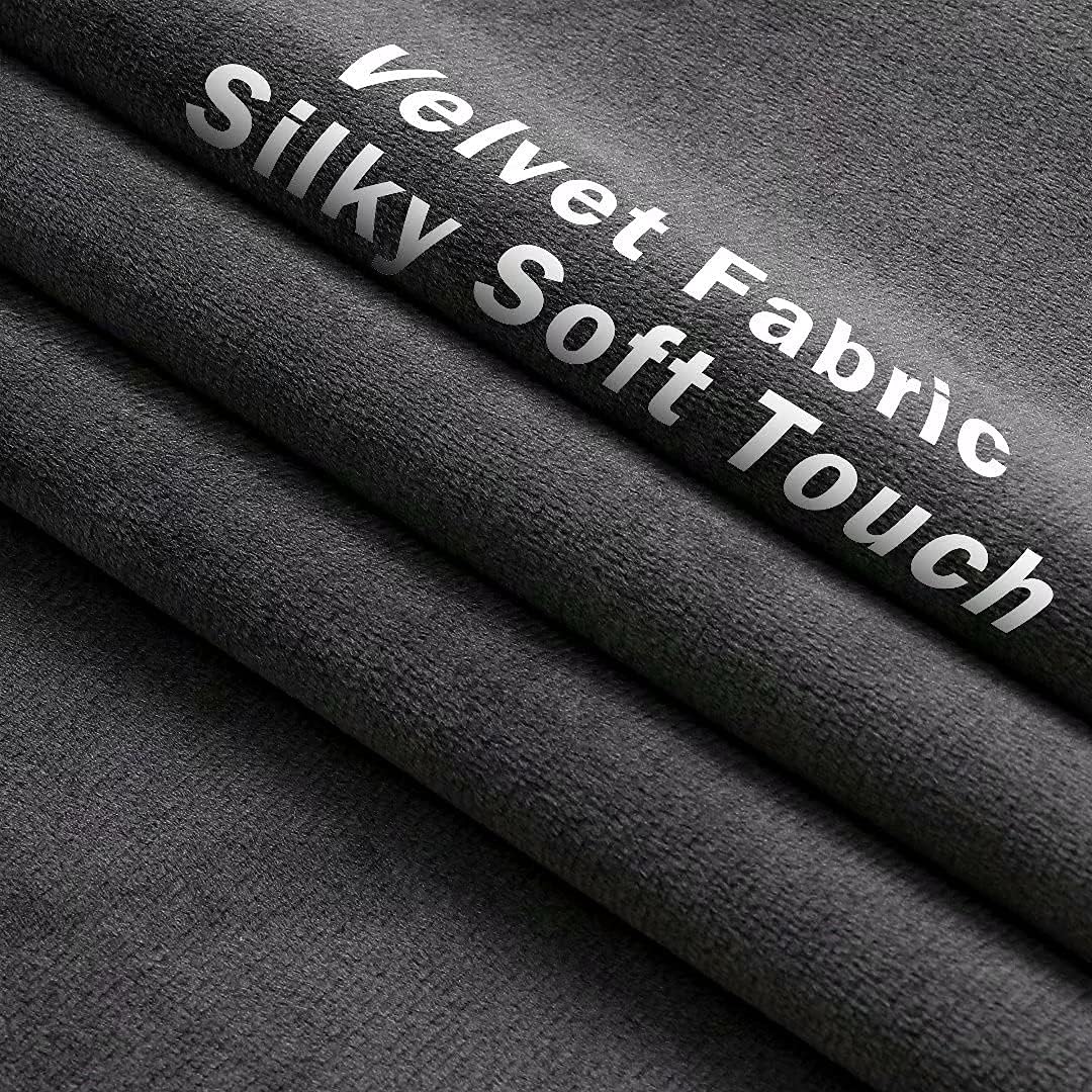 Victree Room Divider Curtain 9ft x 7ft Dark Grey