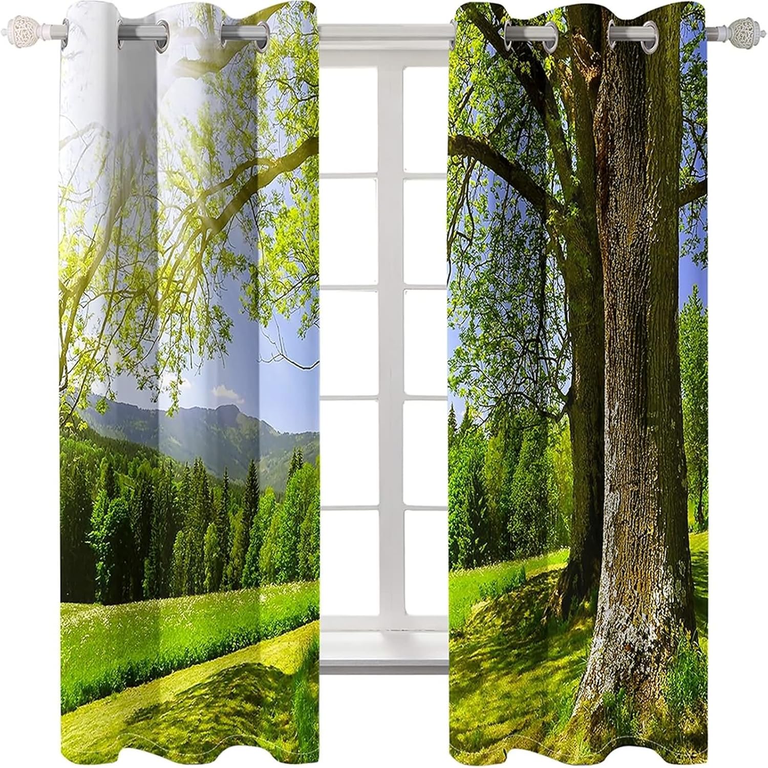 Homxi Blackout Curtains 2 Panels Set for Dining Room and Kitchen Windows
