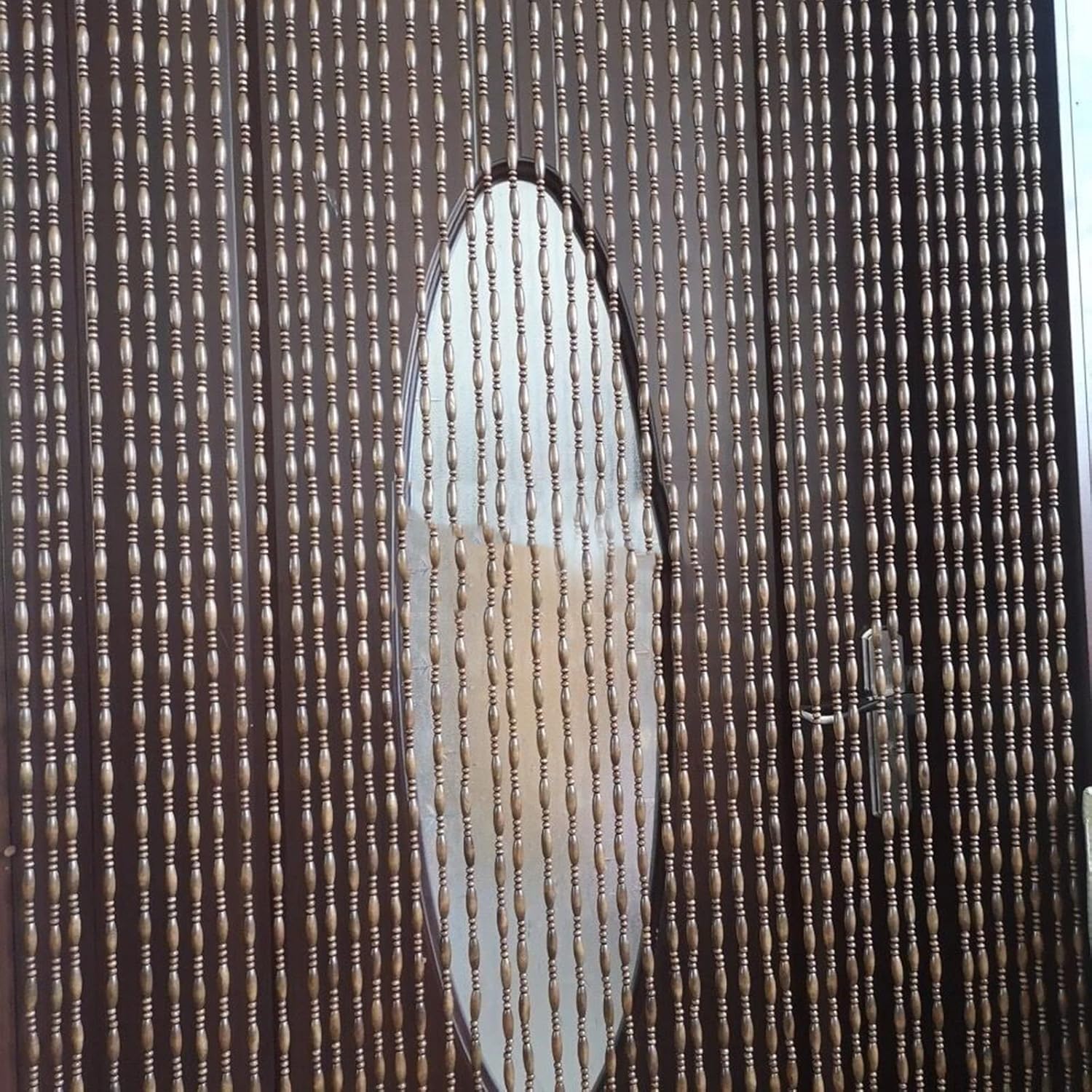 Natural Bamboo Door Beads for Porch and Bedroom Decor