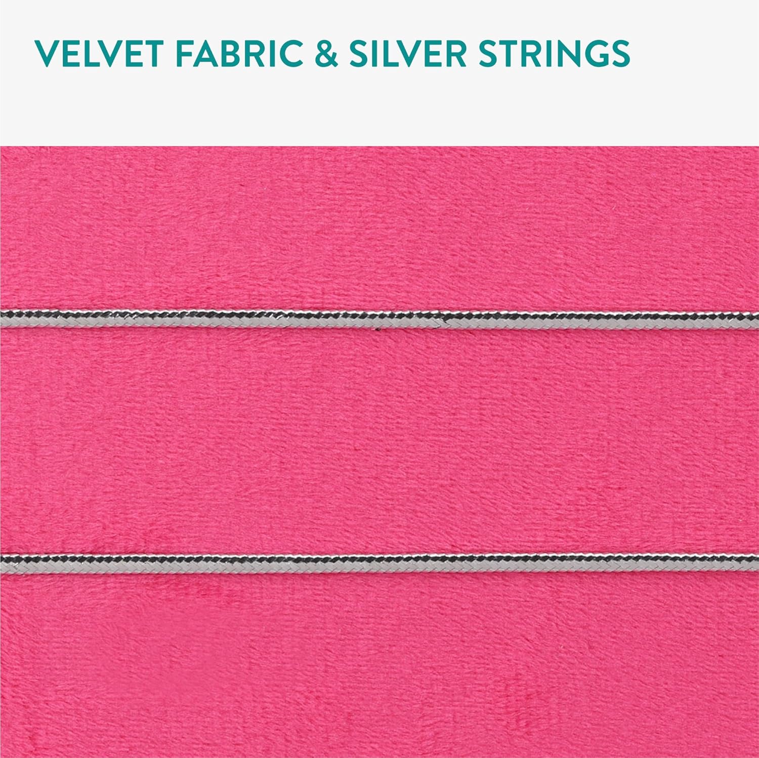 Navaris Velvet Memo Board 12x17 Bright Pink