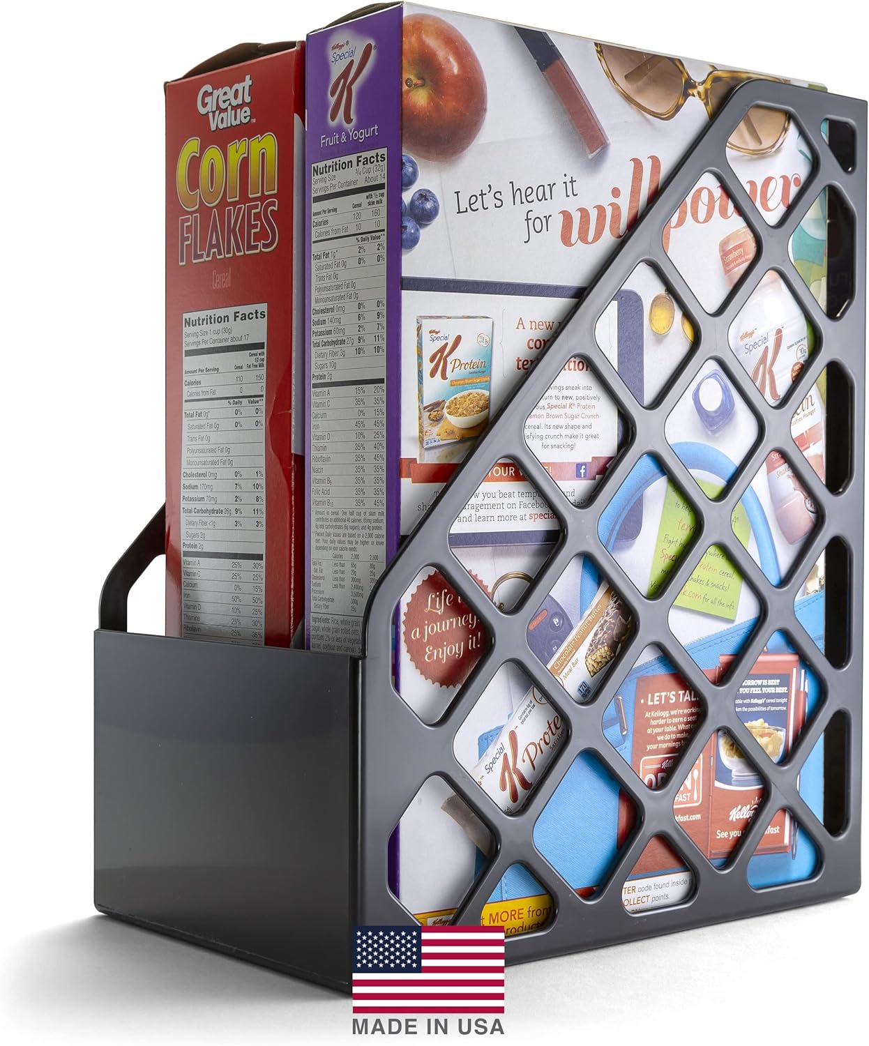 Officemate Recycled Magazine File Black 6 Pack