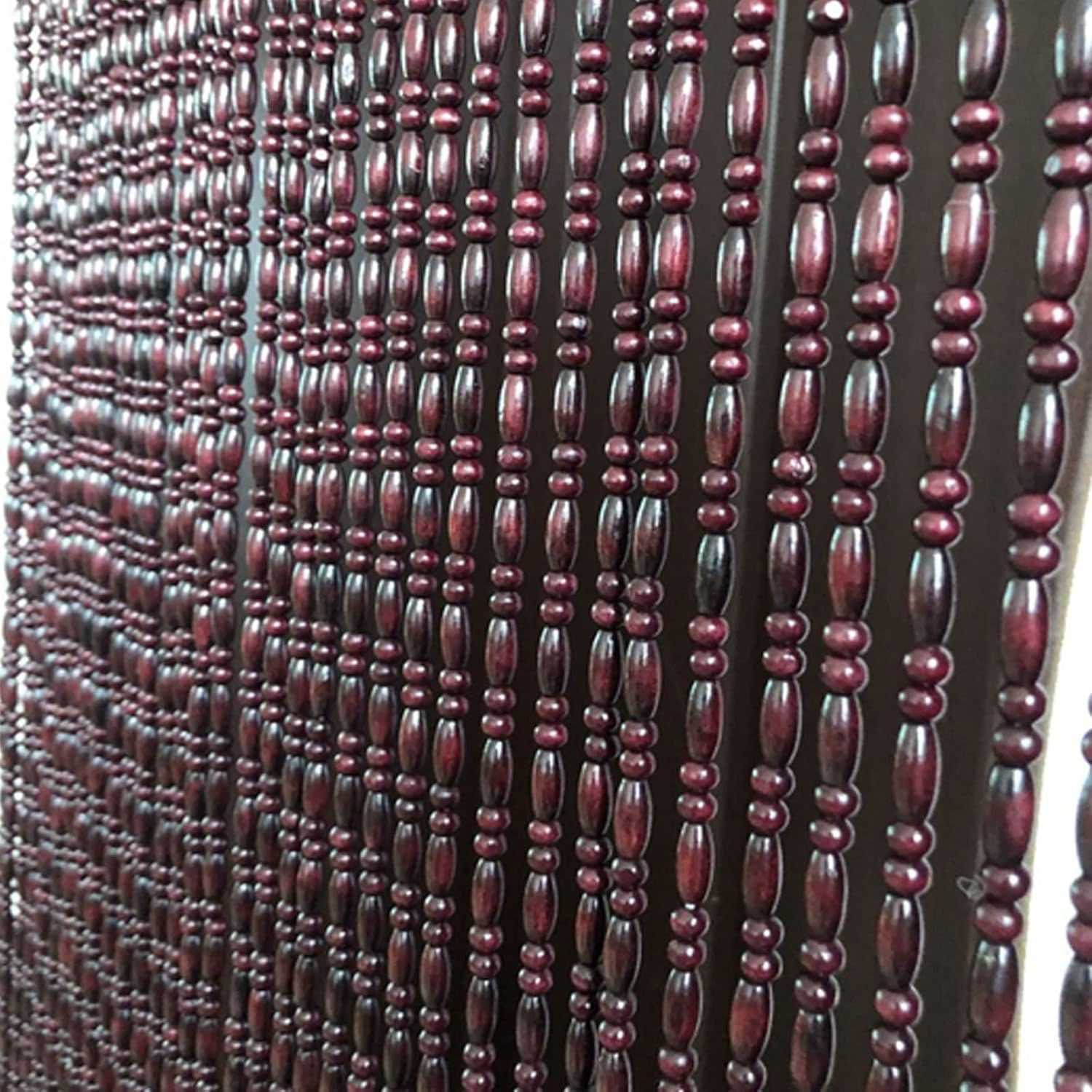 Wood Beaded Door Curtains for Bedroom and Entryway