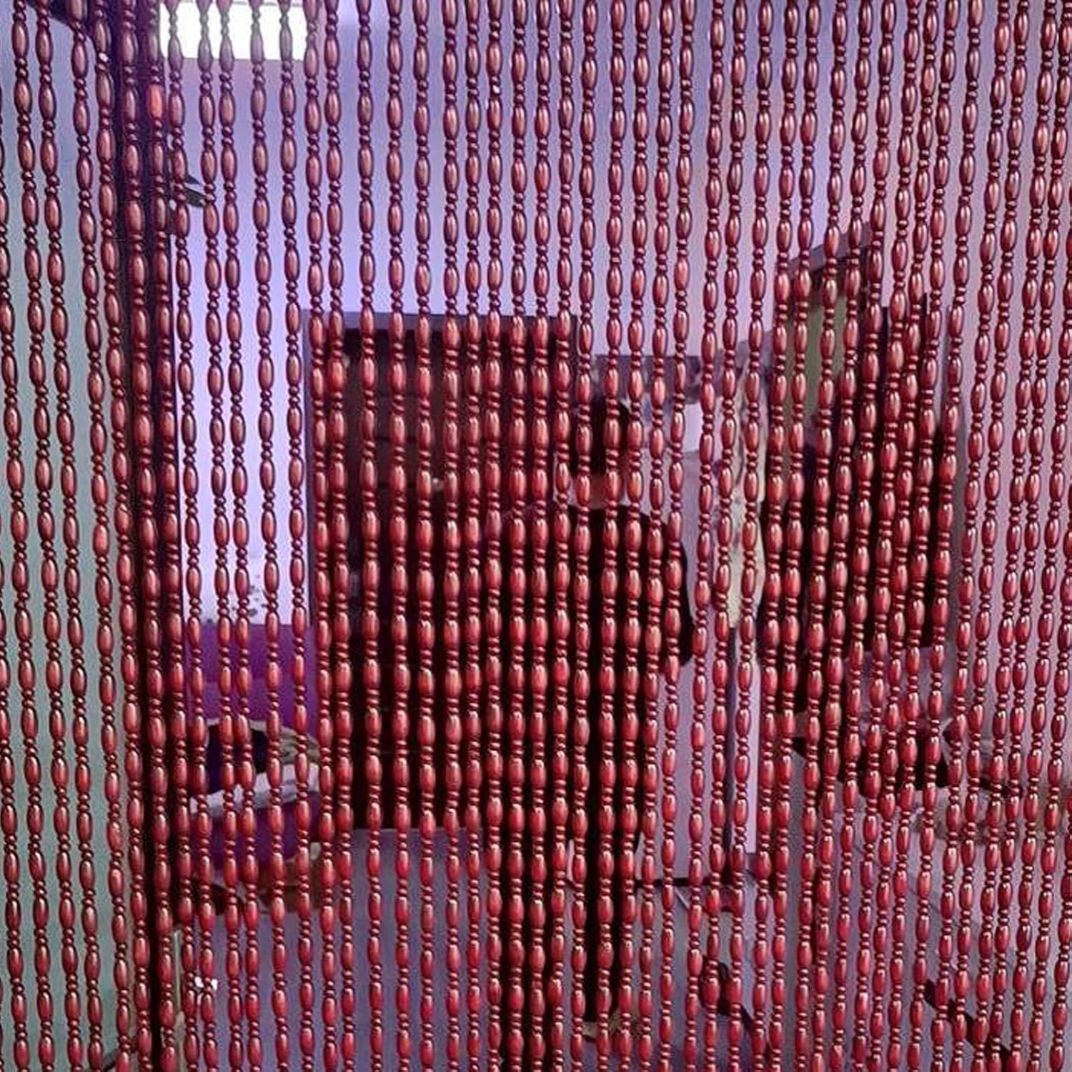 Bamboo Beaded Door Curtain for Home Dcor 1