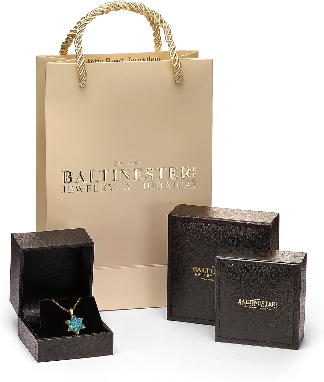 Baltinester Kabbalah Mezuzah Pendant Necklace