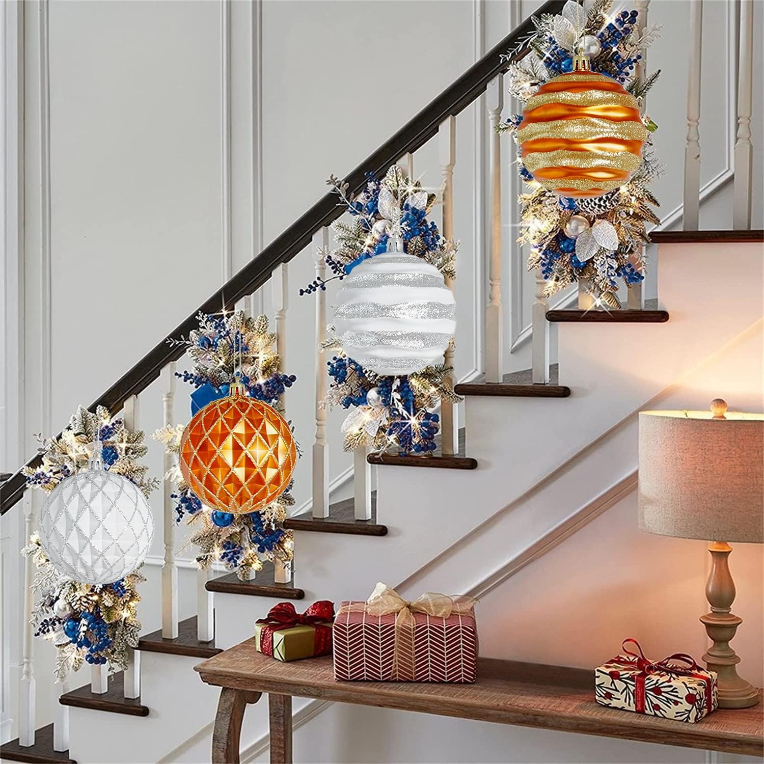 Dohance 2-Piece Shatterproof Christmas Ornament Set