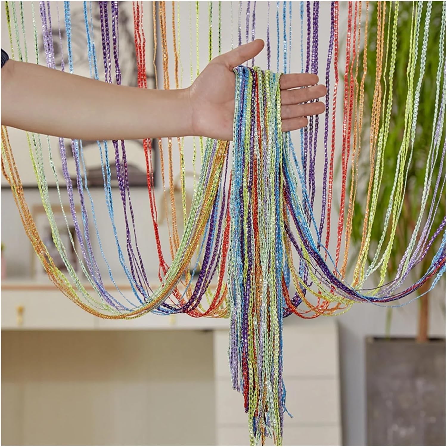 String Curtains Door Curtain Wall Panel Decor