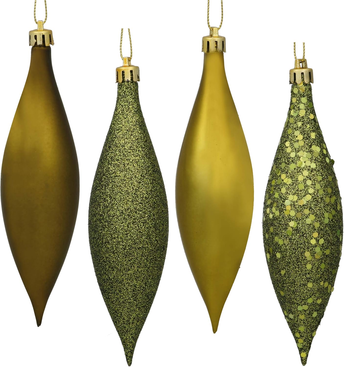 Vickerman Finial 4 Finish 55 Inch Shatterproof Olive