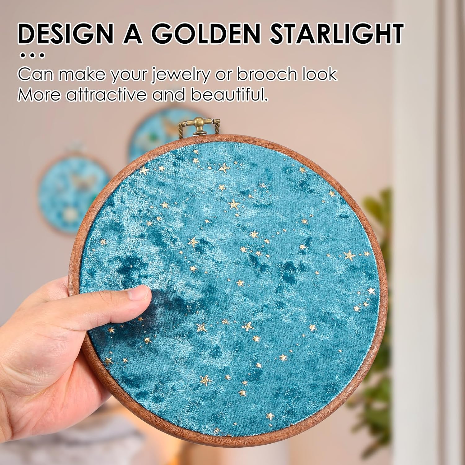 3Pcs Corduroy Pin Display Board Vintage Brooch Holder