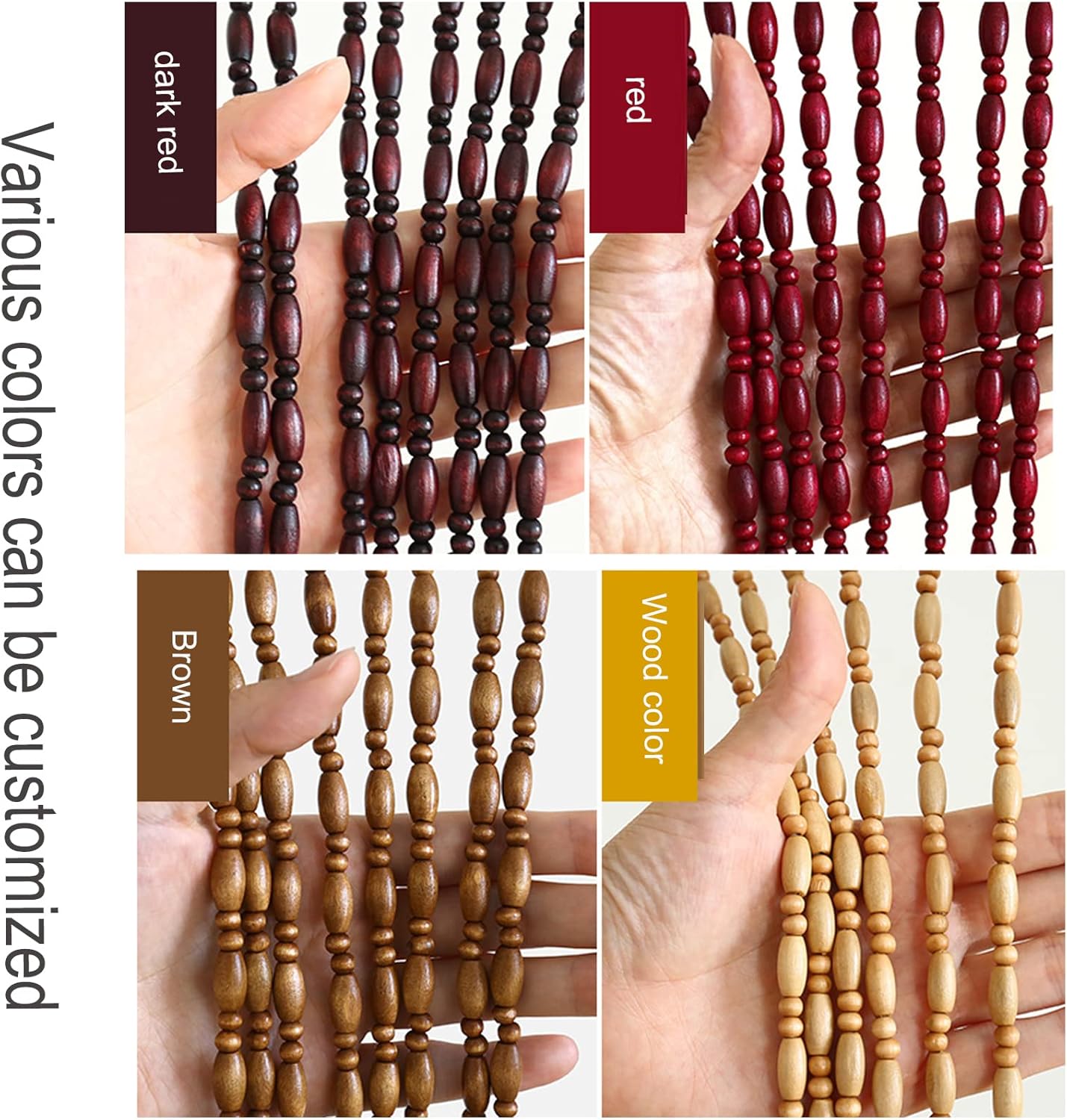Bamboo Beaded Door Curtain for Home Dcor 1