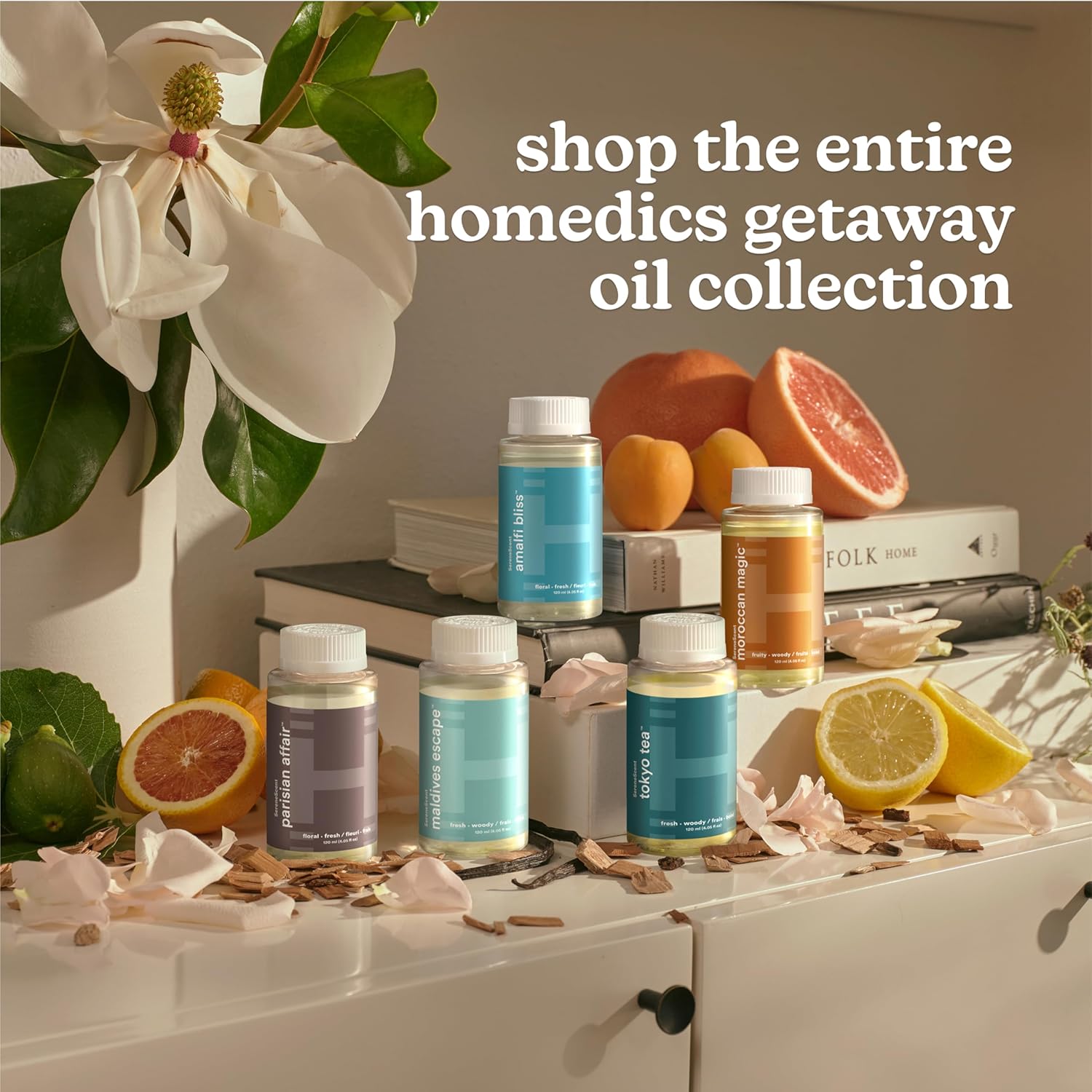 Homedics SereneScent Maldives Escape Fragrance Oil 120 ml