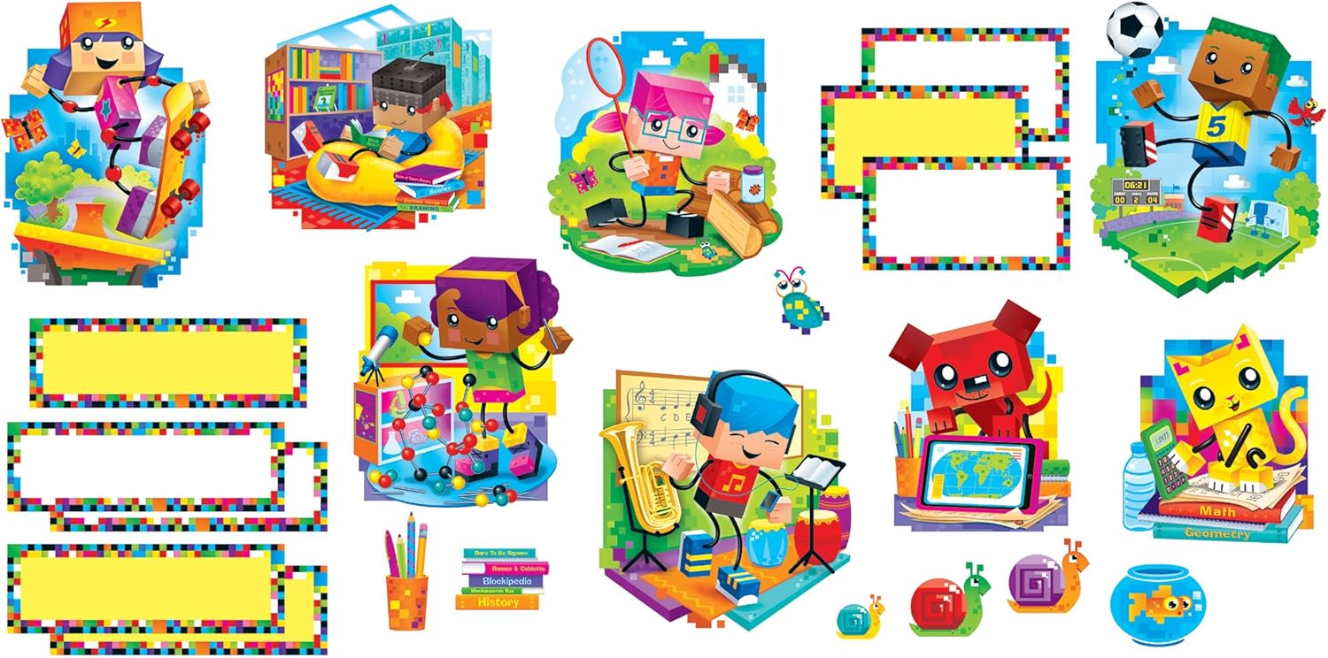 BlockStars Decorative Bulletin Board Set